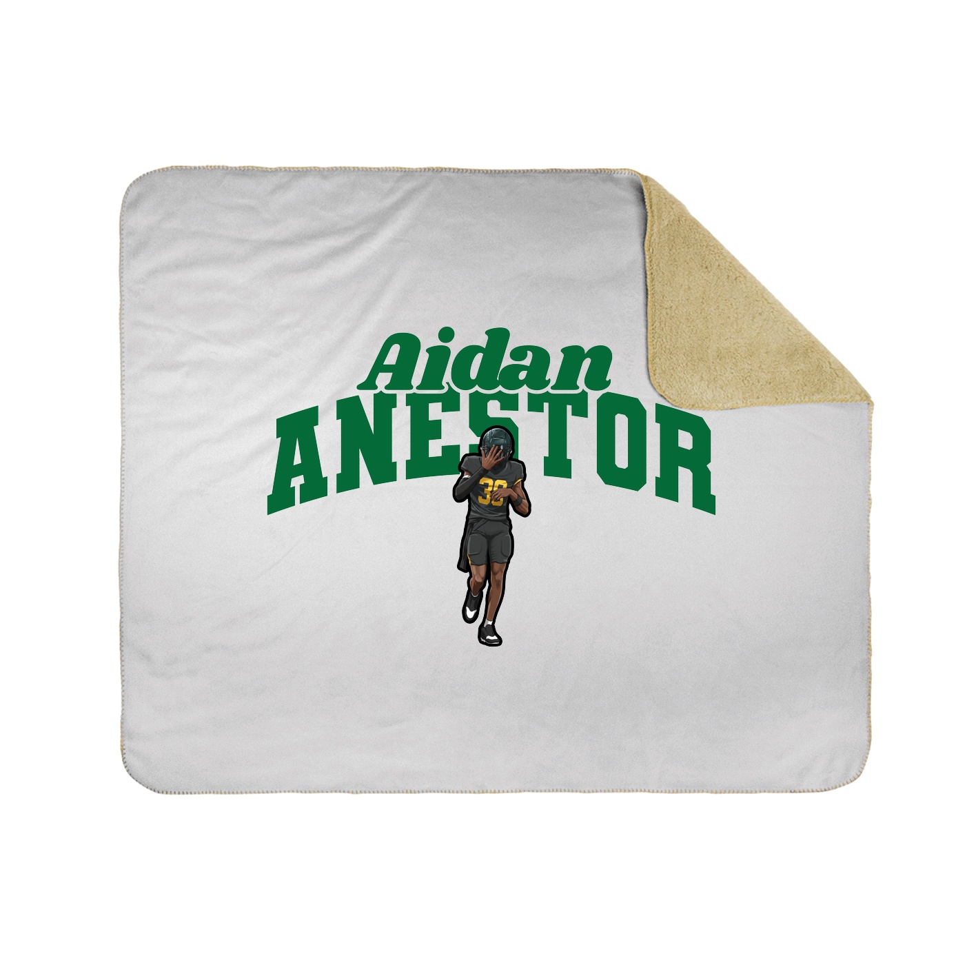 Throw Blanket — Signature Arch in White