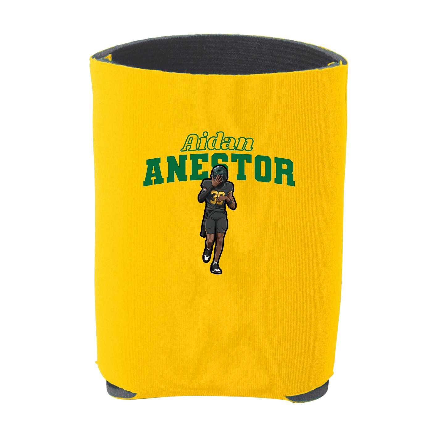 Can Holder — Name Arch in Yellow