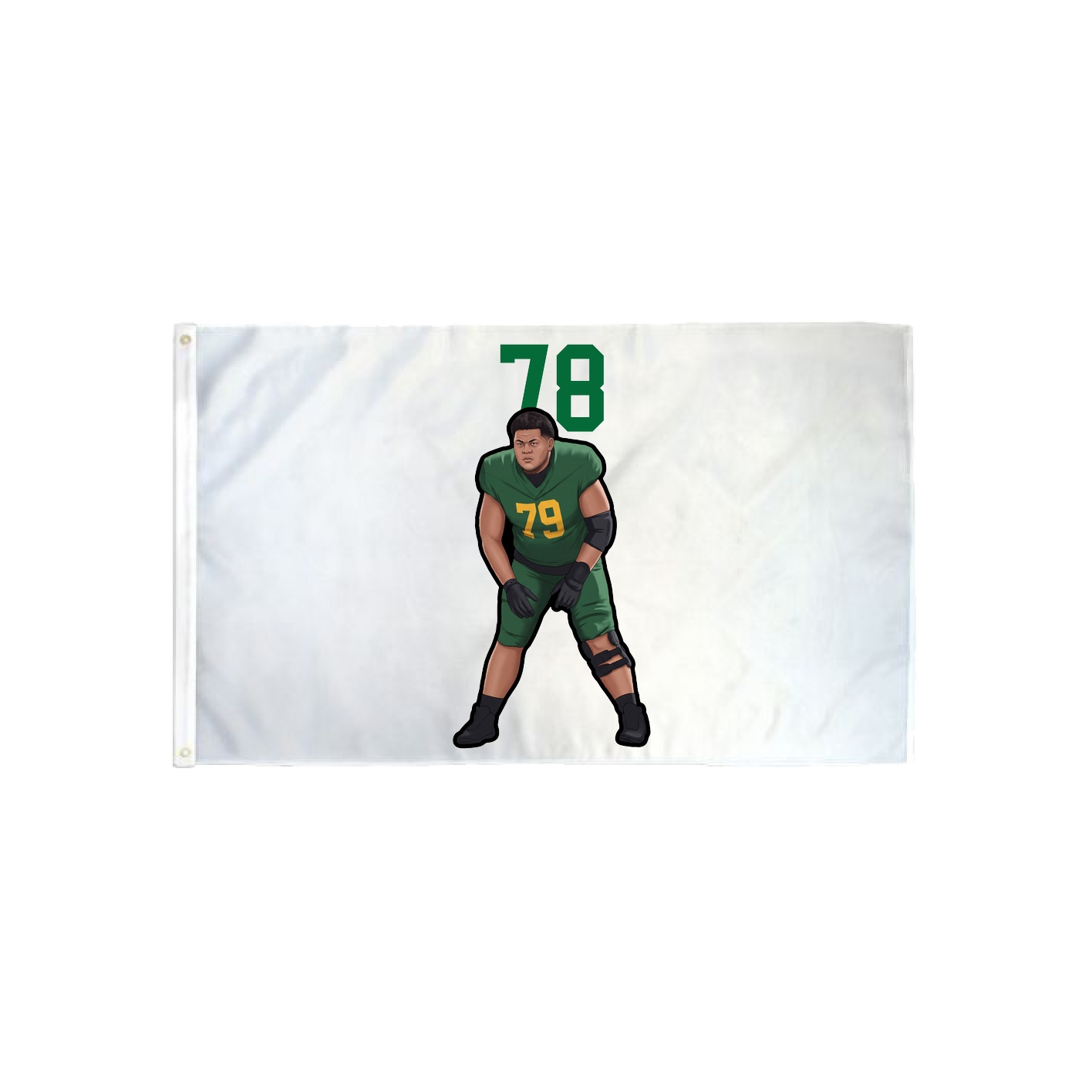 3x5 Flag — Number Top in Classic