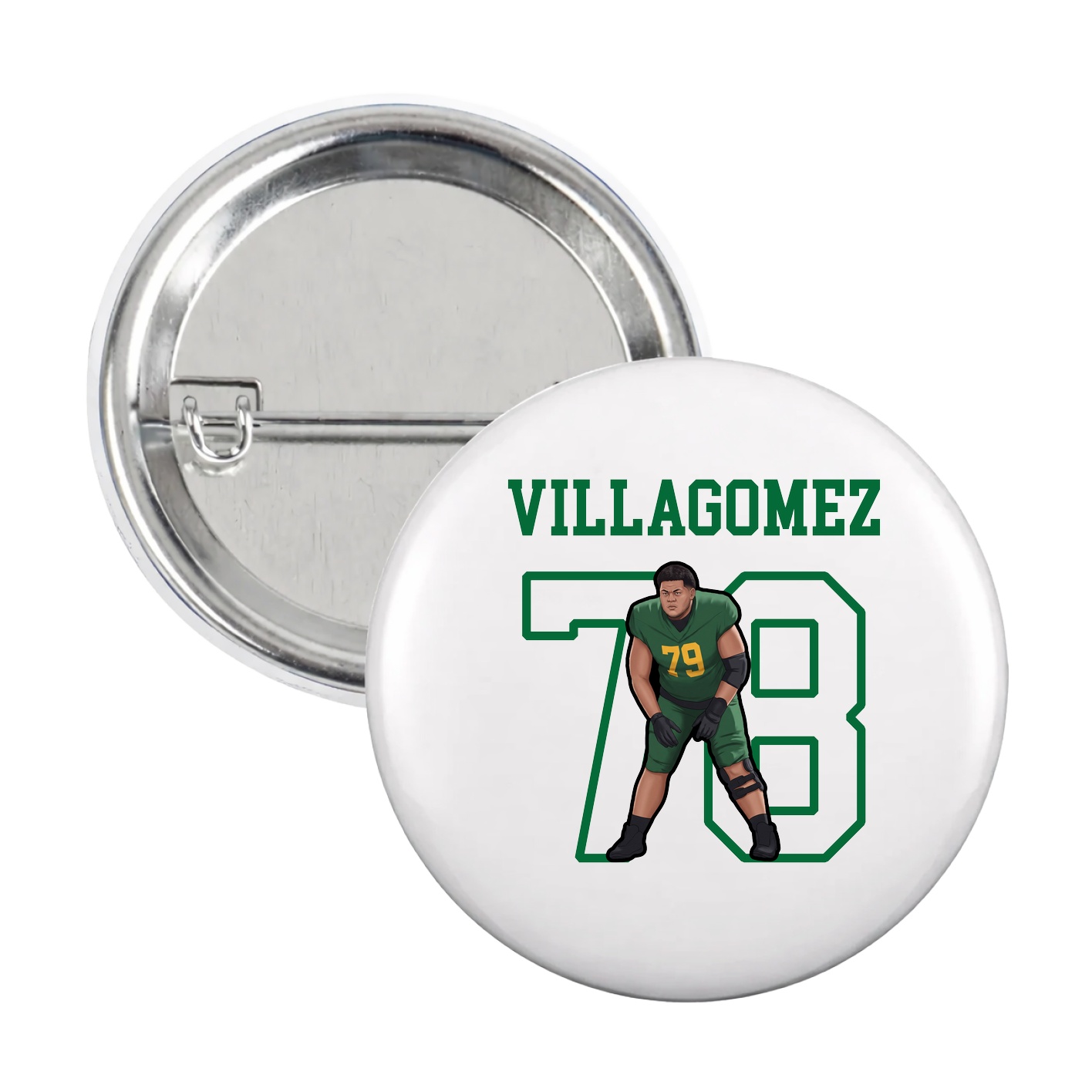 Game Day Button — Shirsey in White