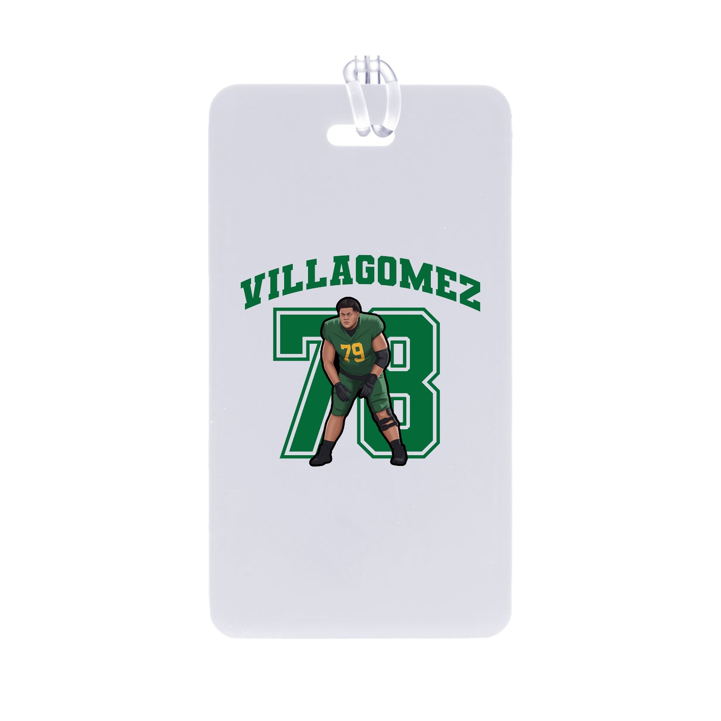 Bag Tag — Number in Classic