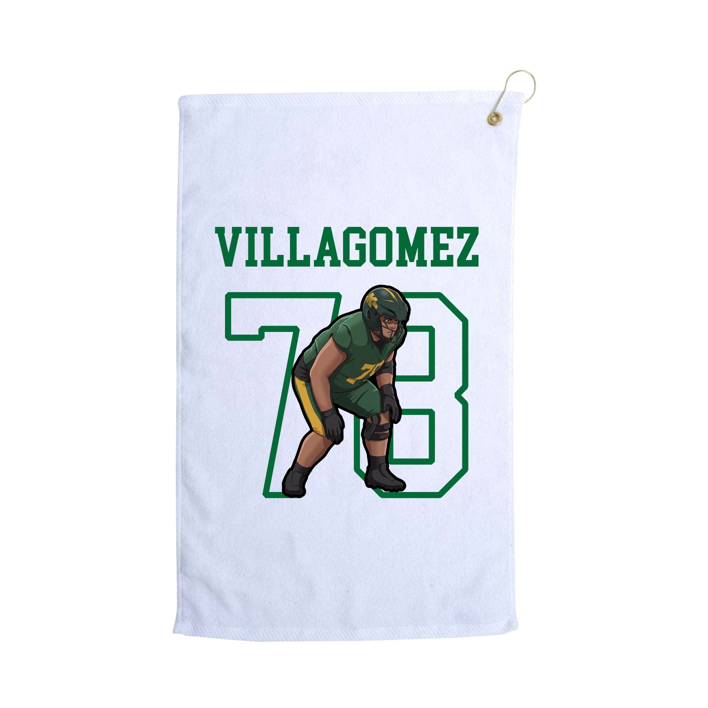 Golf Towel — Shirsey in White
