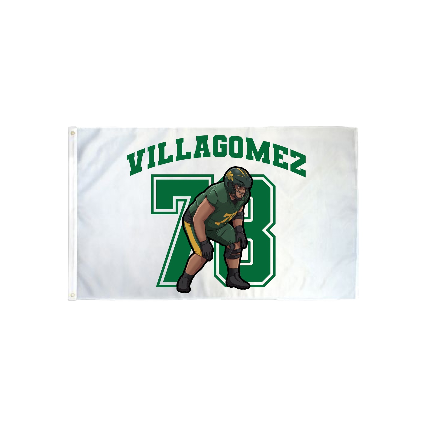 3x5 Flag — Number in Classic
