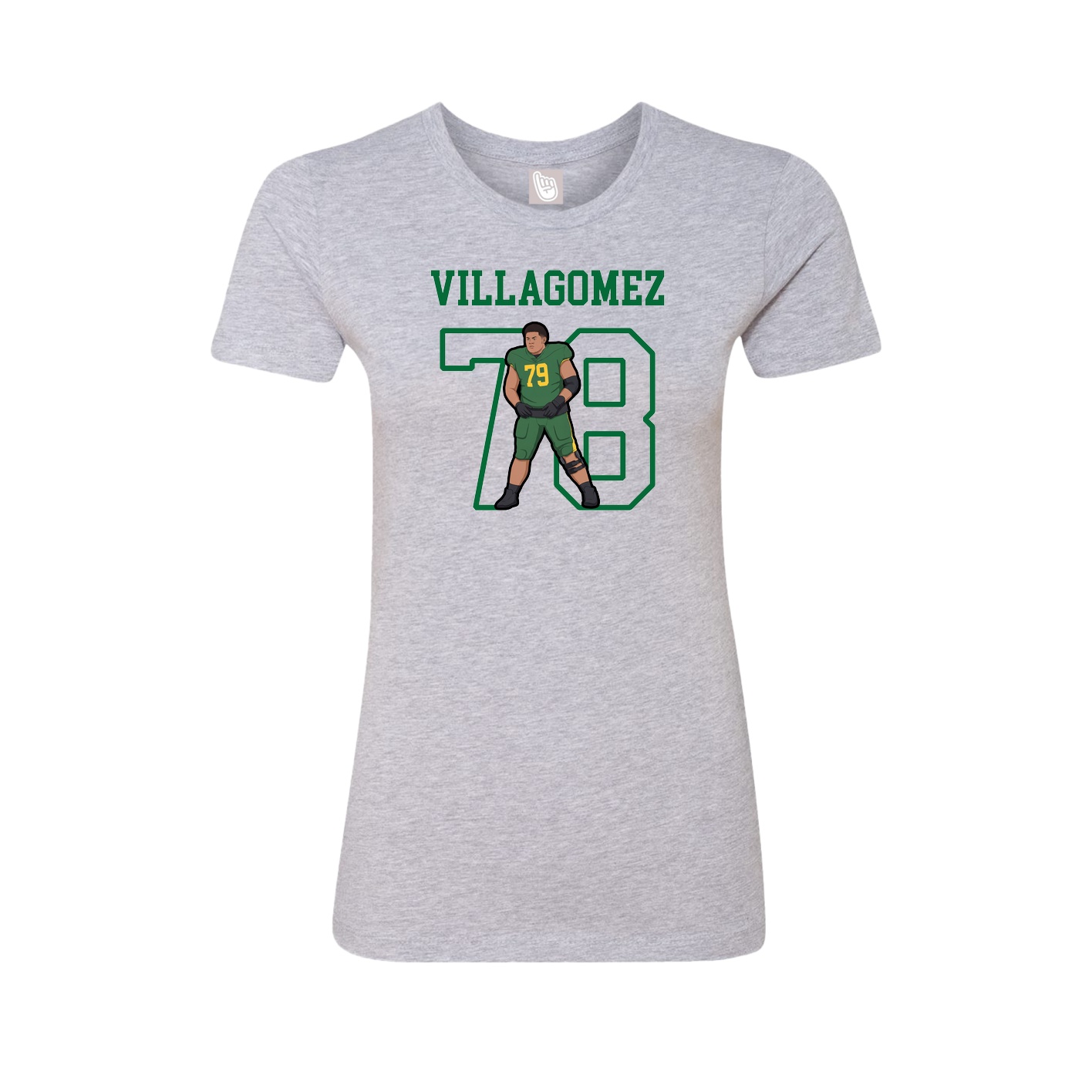 Fitted Women's Tee — Shirsey in Grey