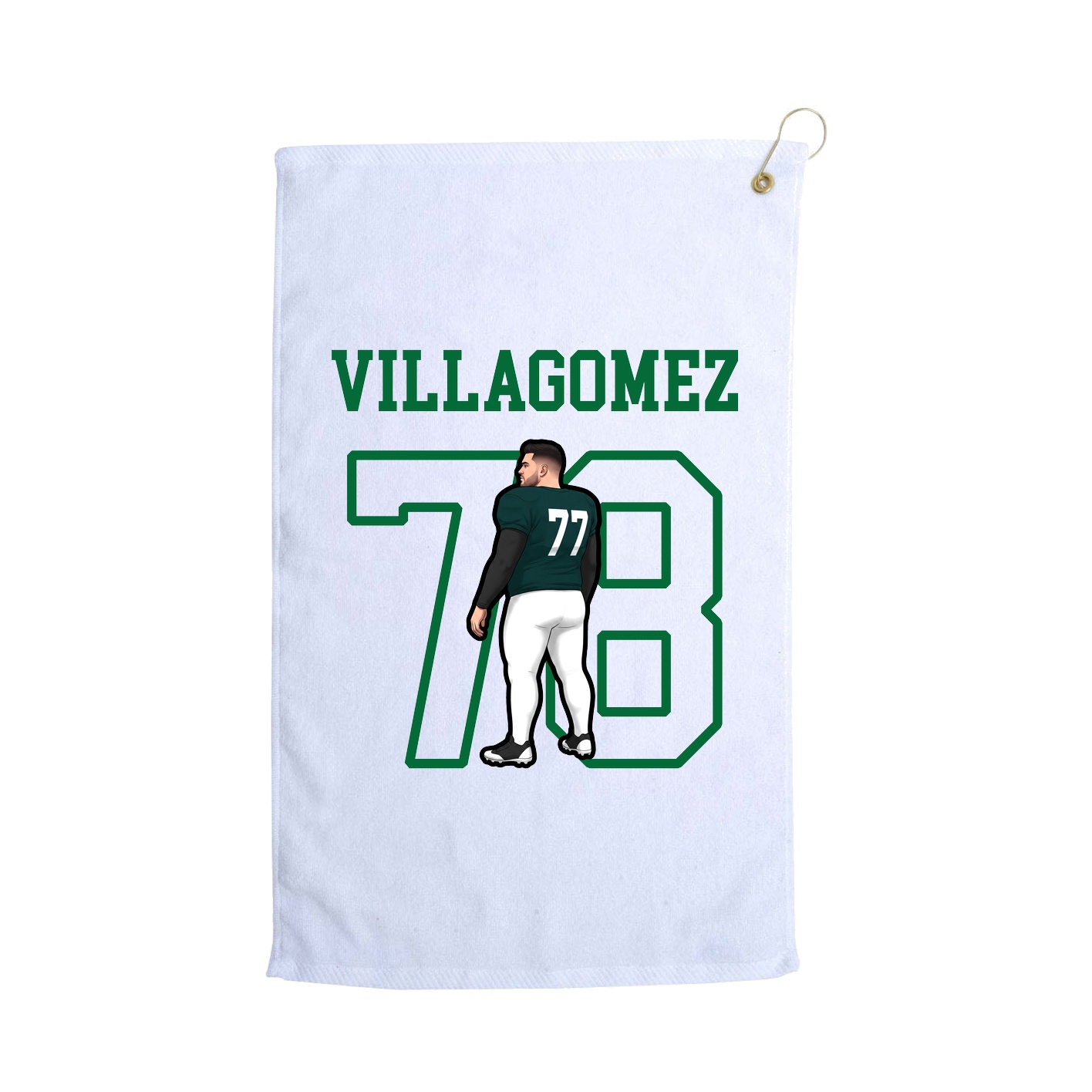 Golf Towel — Shirsey in White