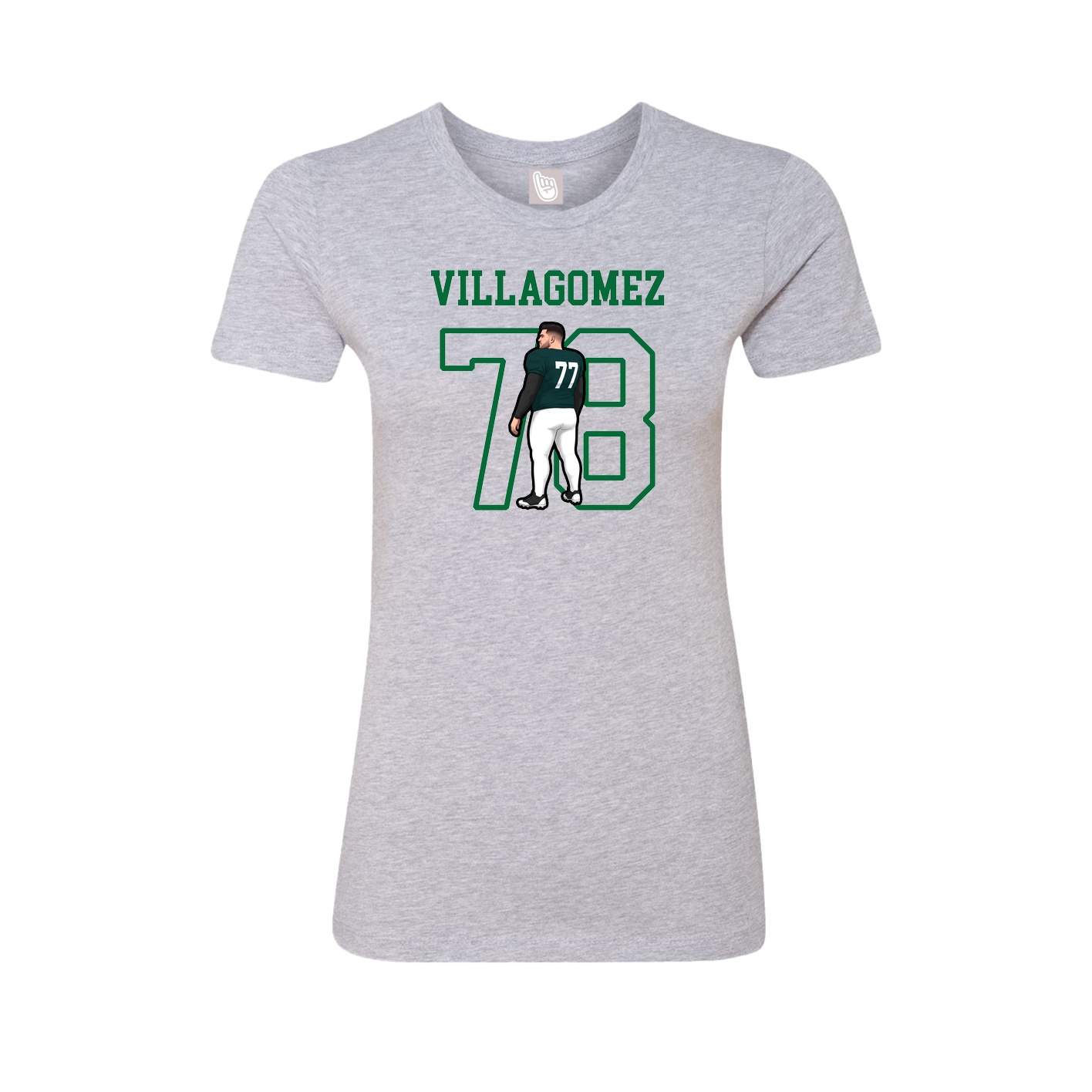 Fitted Women's Tee — Shirsey in Grey