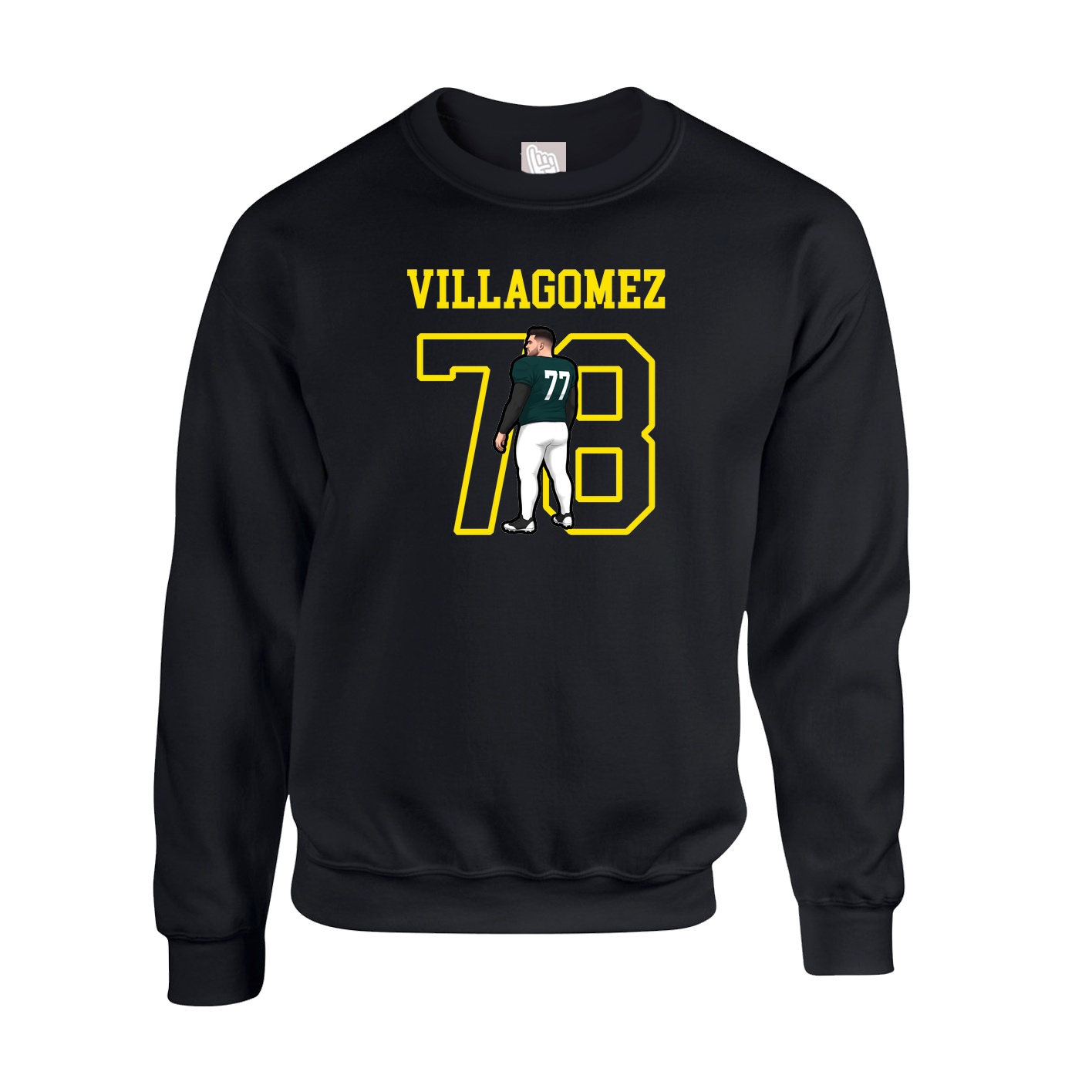Fleece Crew — Shirsey in Black