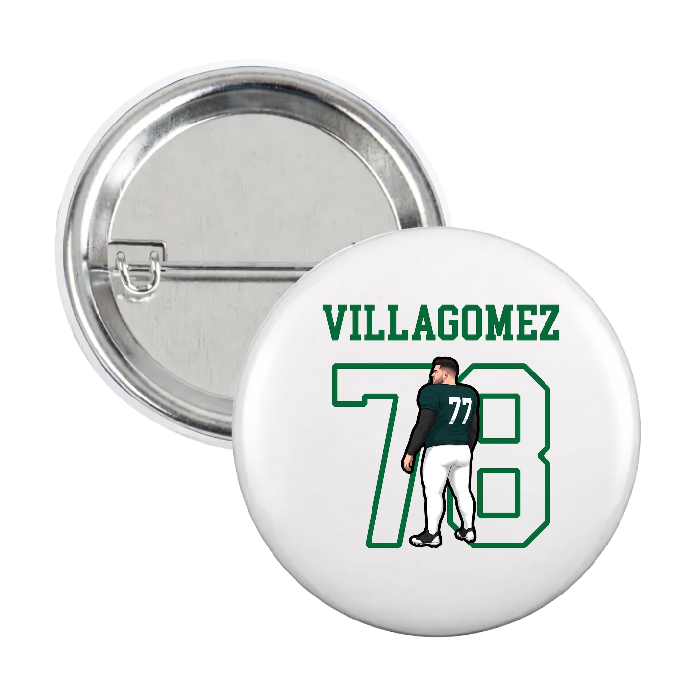 Game Day Button — Shirsey in White