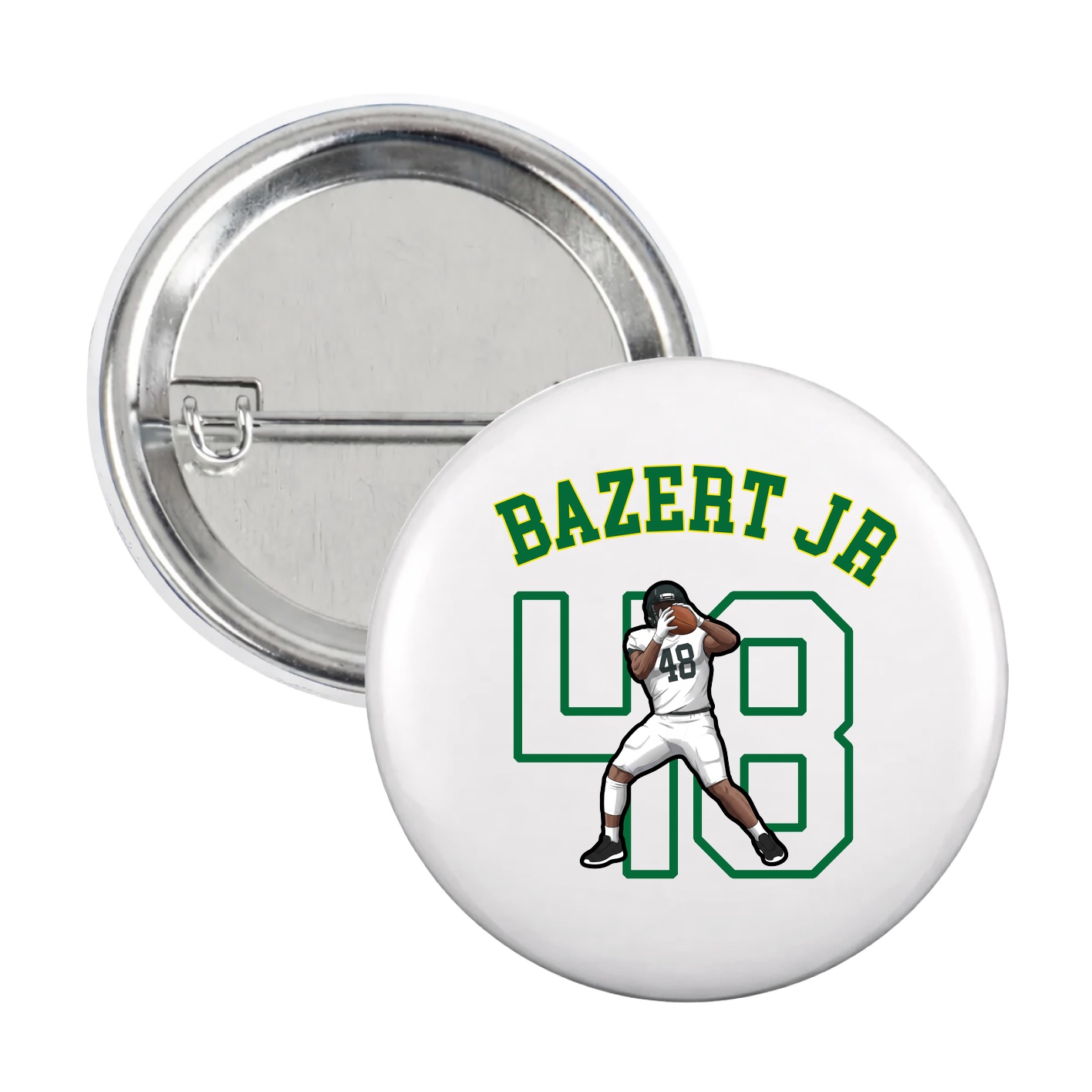 Game Day Button — Shirsey Arch in White