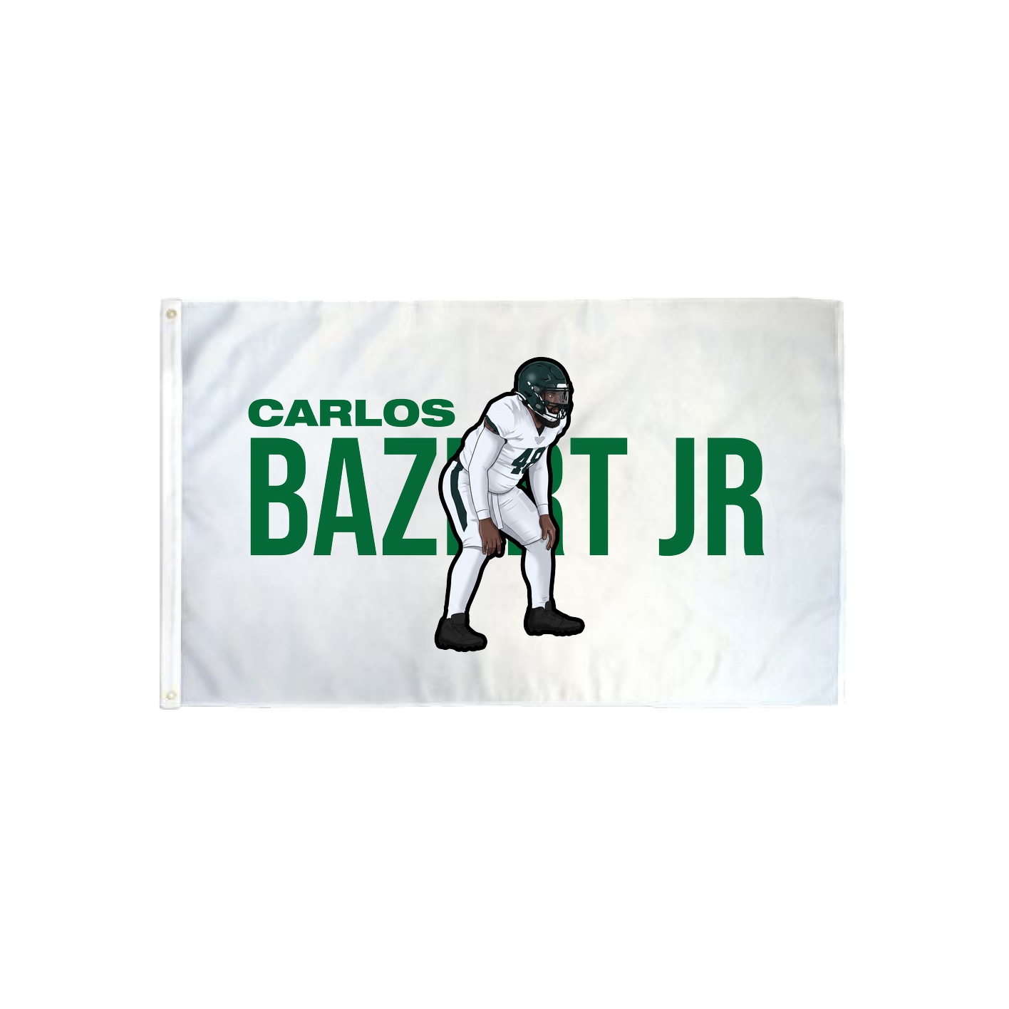 3x5 Flag — Player Name in Classic