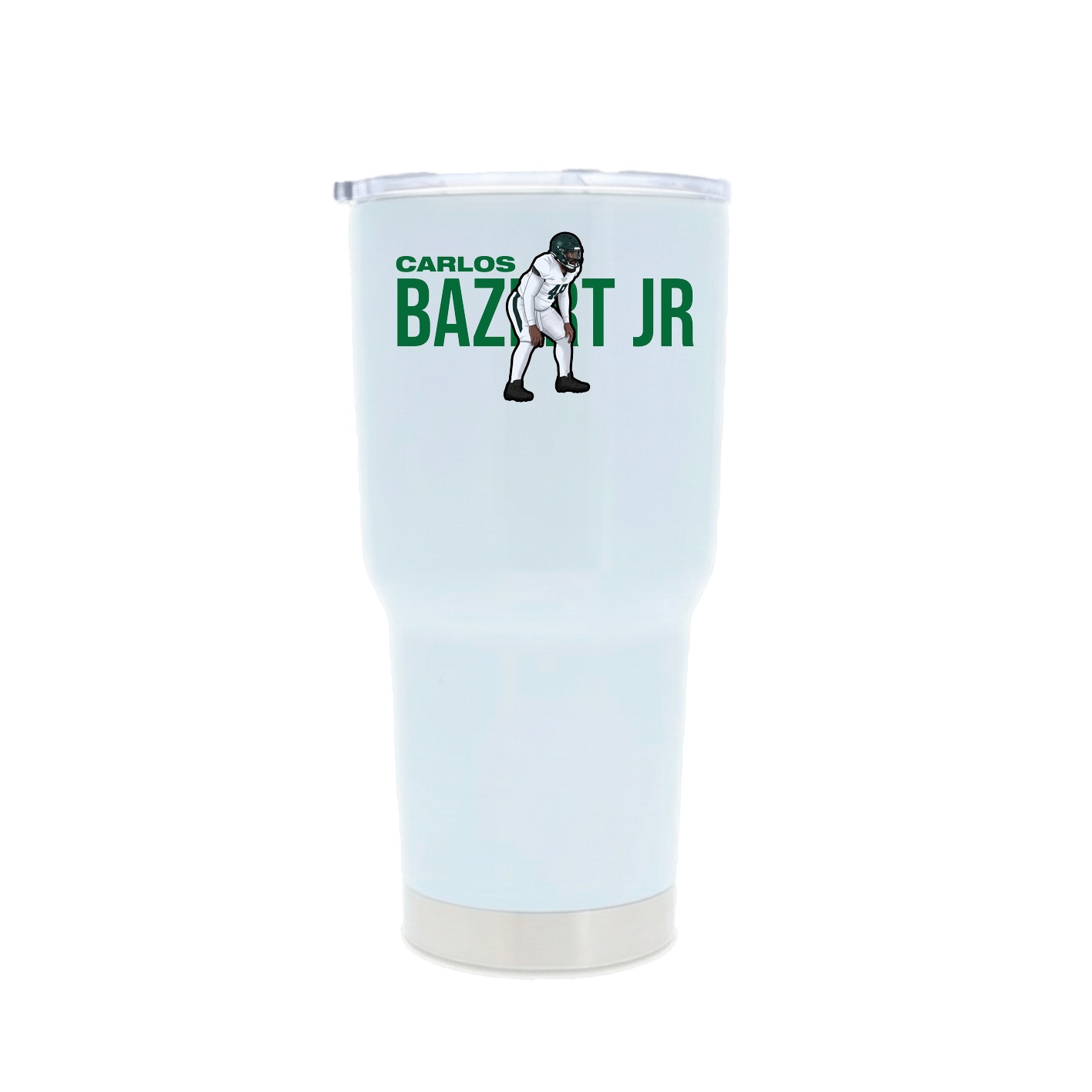 30oz Stainless Steel Tumbler — Player Name in White