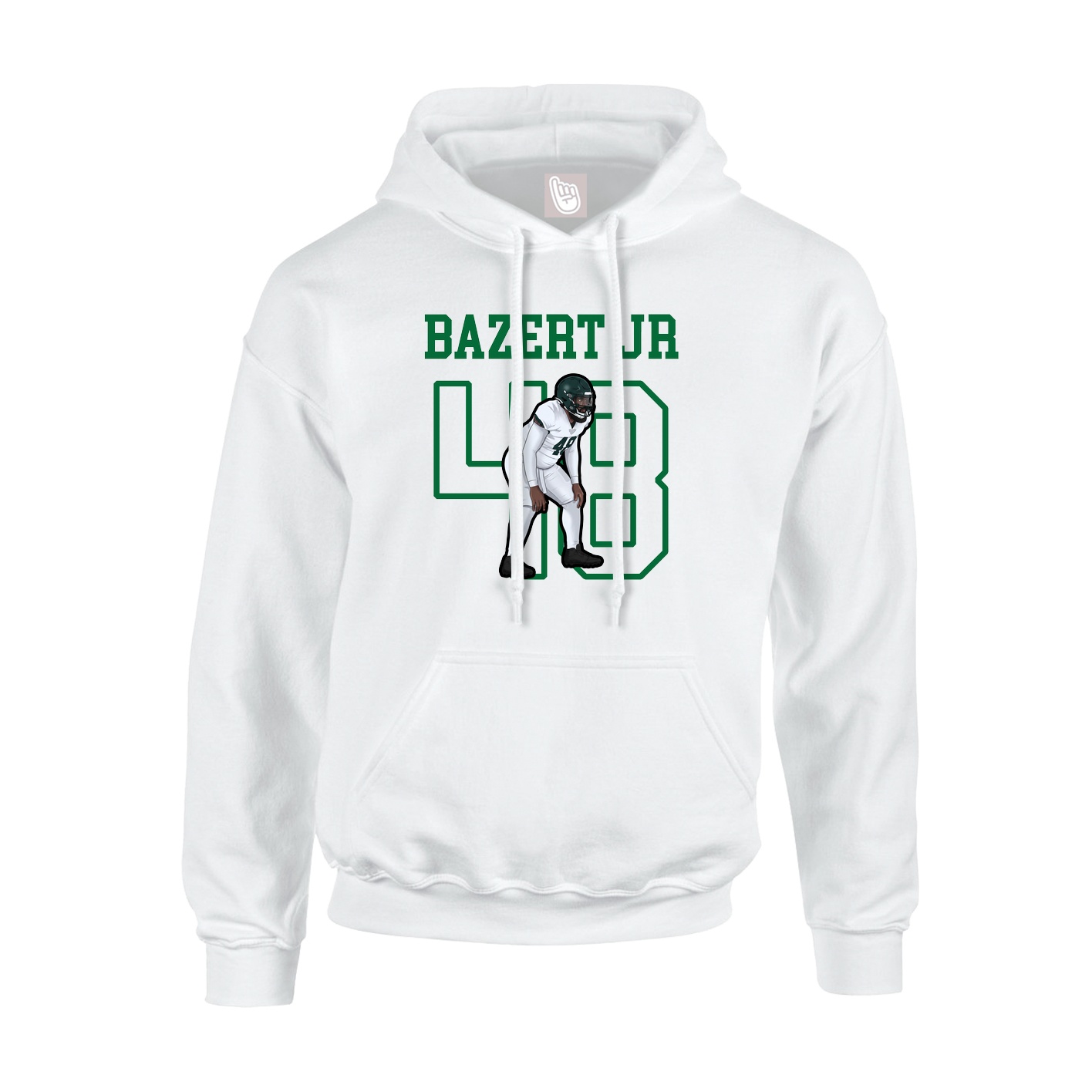 Youth Hoodie — Shirsey in White