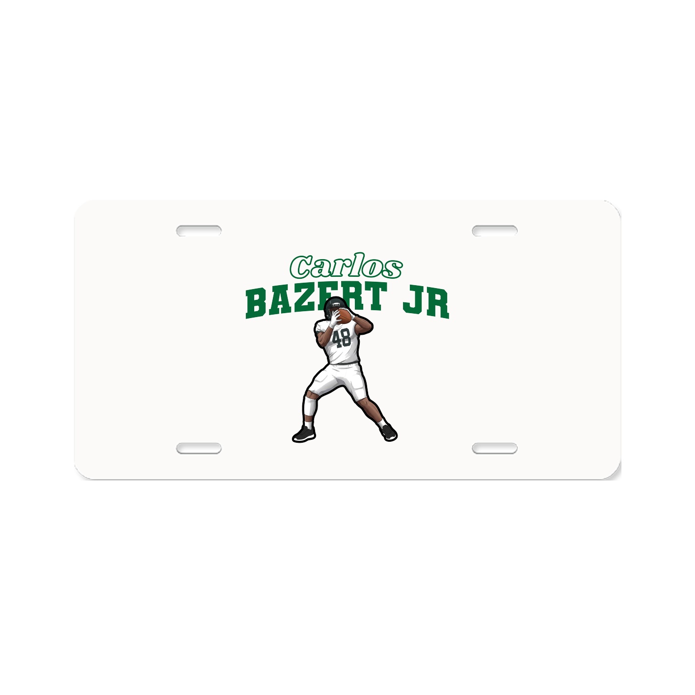 License Plate — Name Arch in Classic