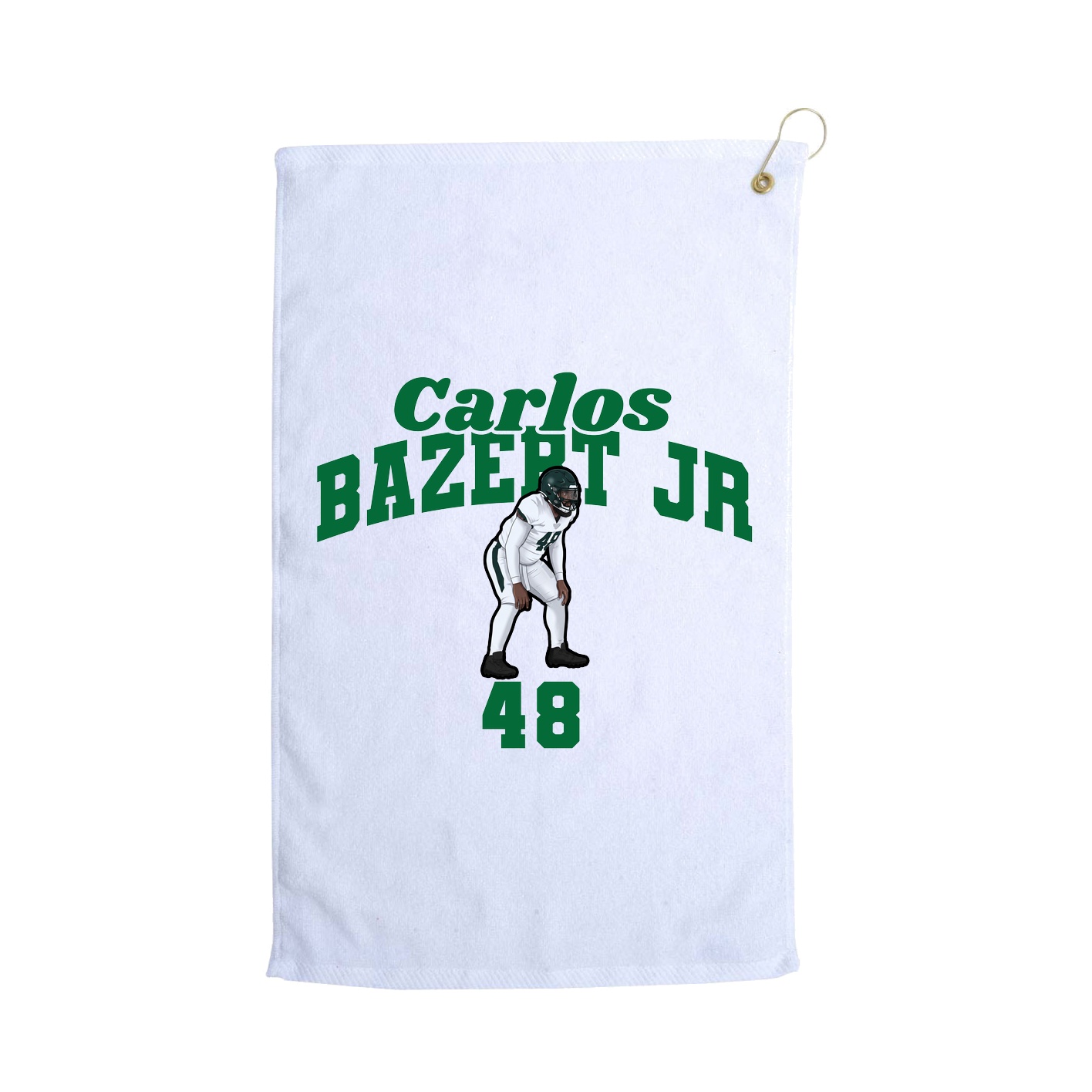 Golf Towel — Signature Arch in White