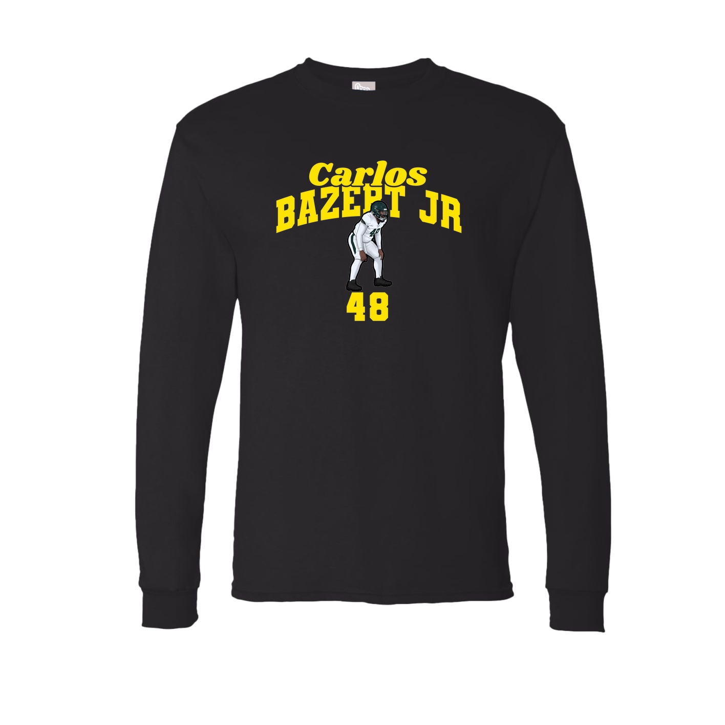 Long Sleeve Tee — Signature Arch in Black