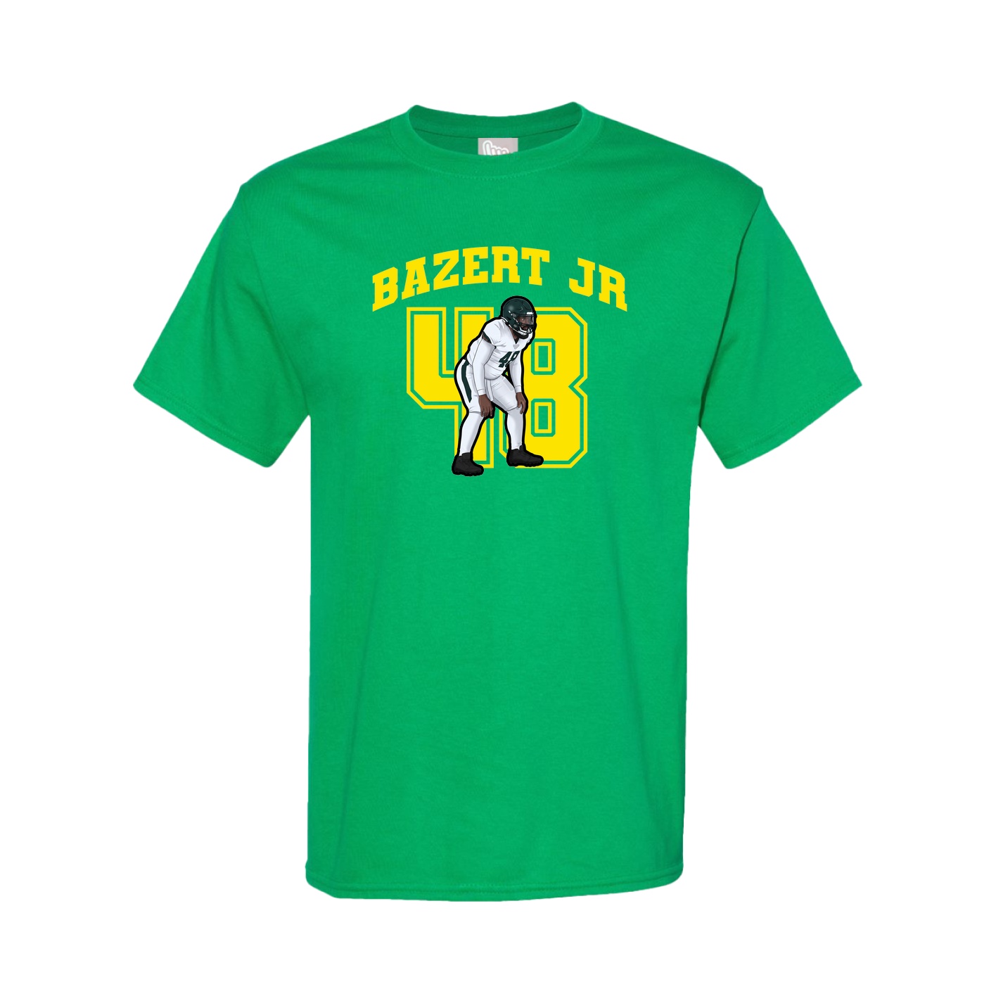 Youth Tee — Number in Green