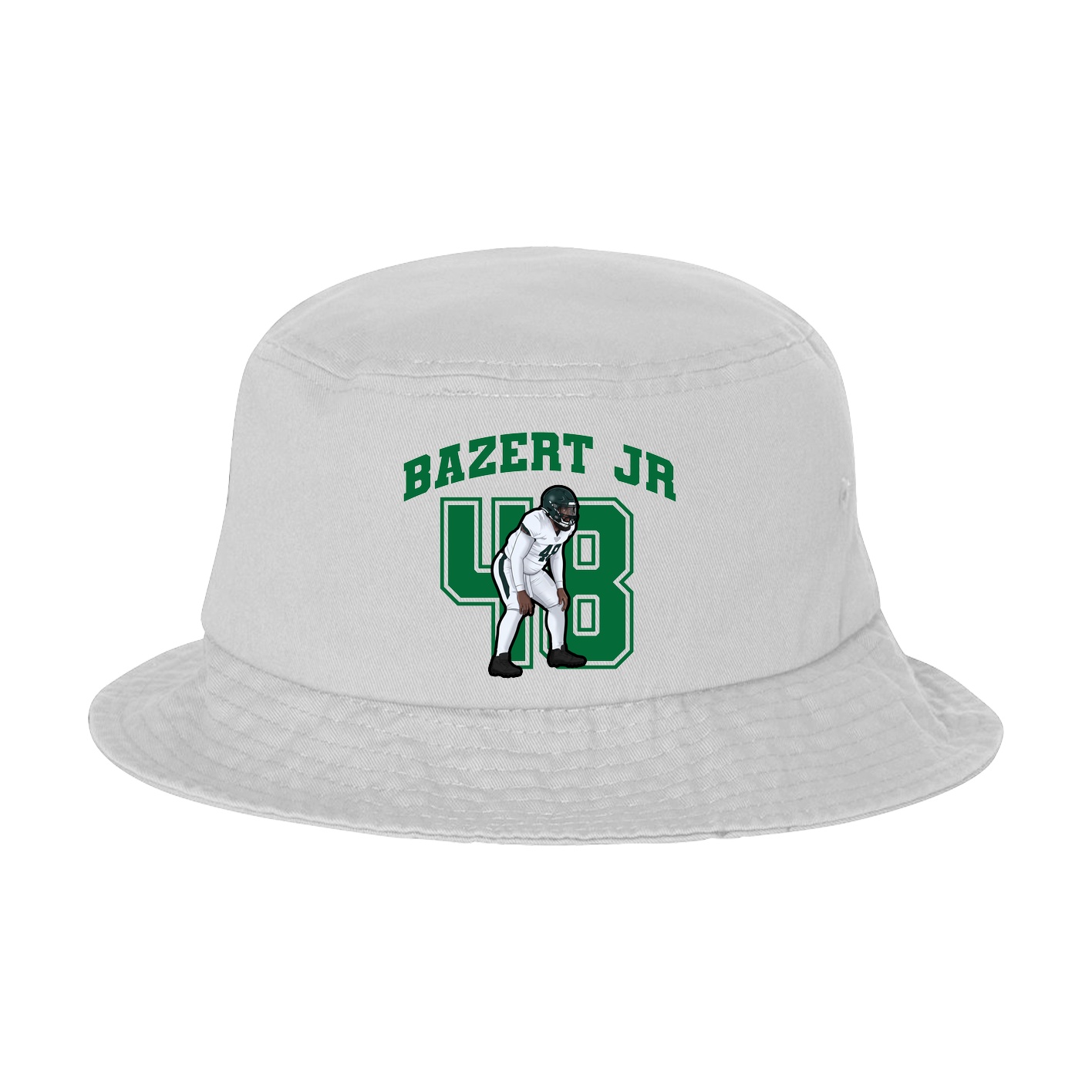 Bucket Cap — Number in White
