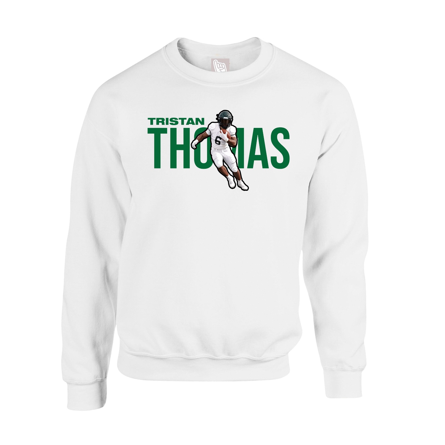 Fleece Crew — Player Name in White