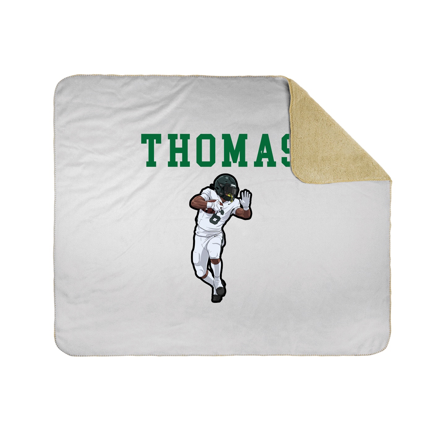 Throw Blanket — Shirsey in White