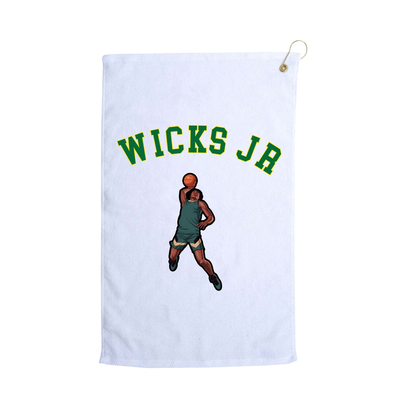 Golf Towel — Shirsey Arch in White