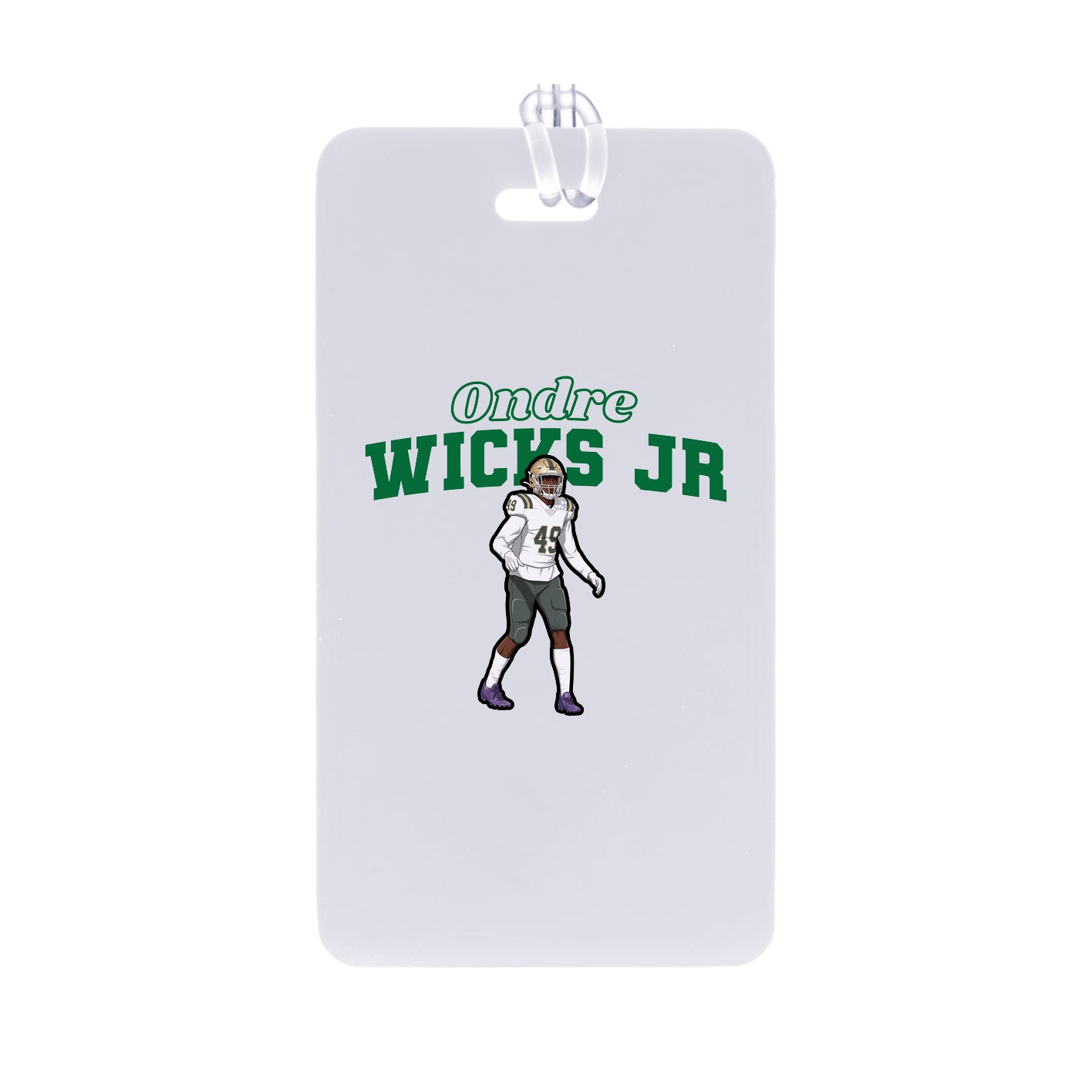 Bag Tag — Name Arch in Classic