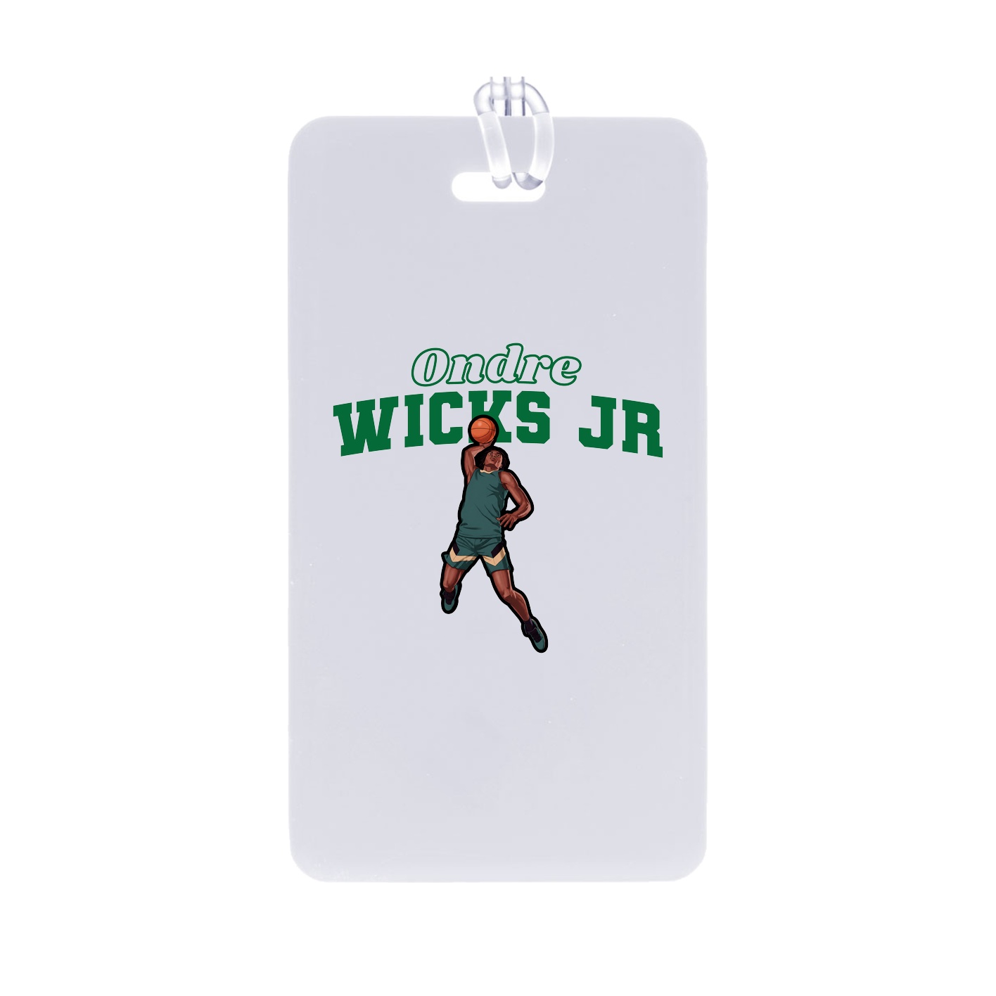 Bag Tag — Name Arch in Classic