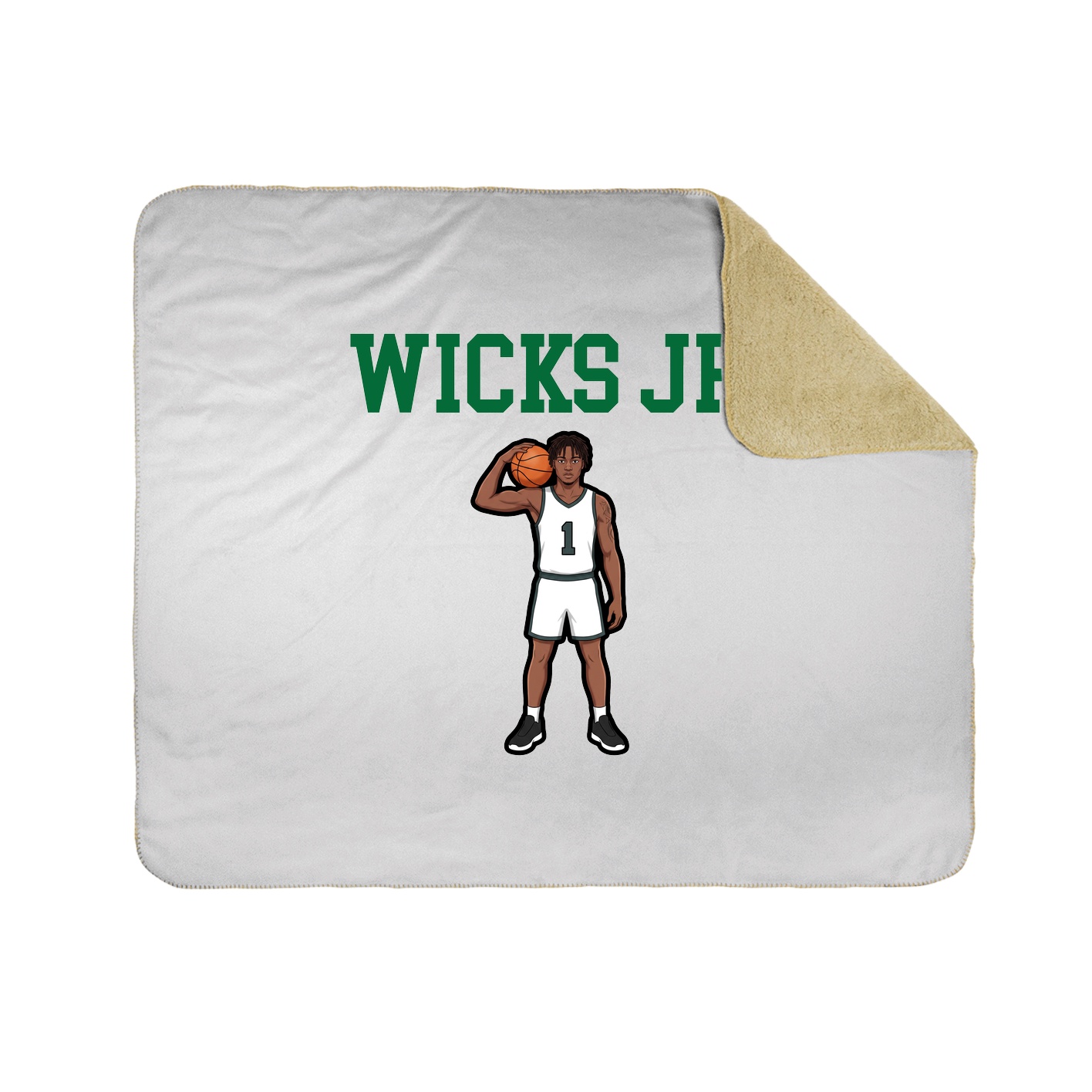 Throw Blanket — Shirsey in White