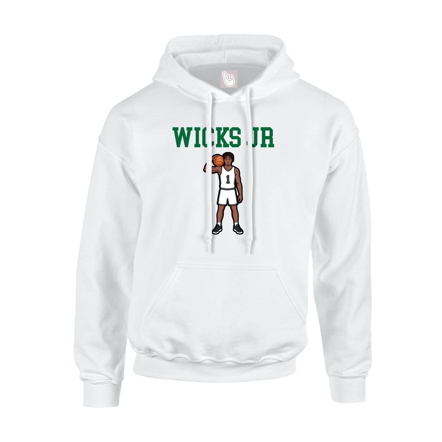 Hoodie — Shirsey in White