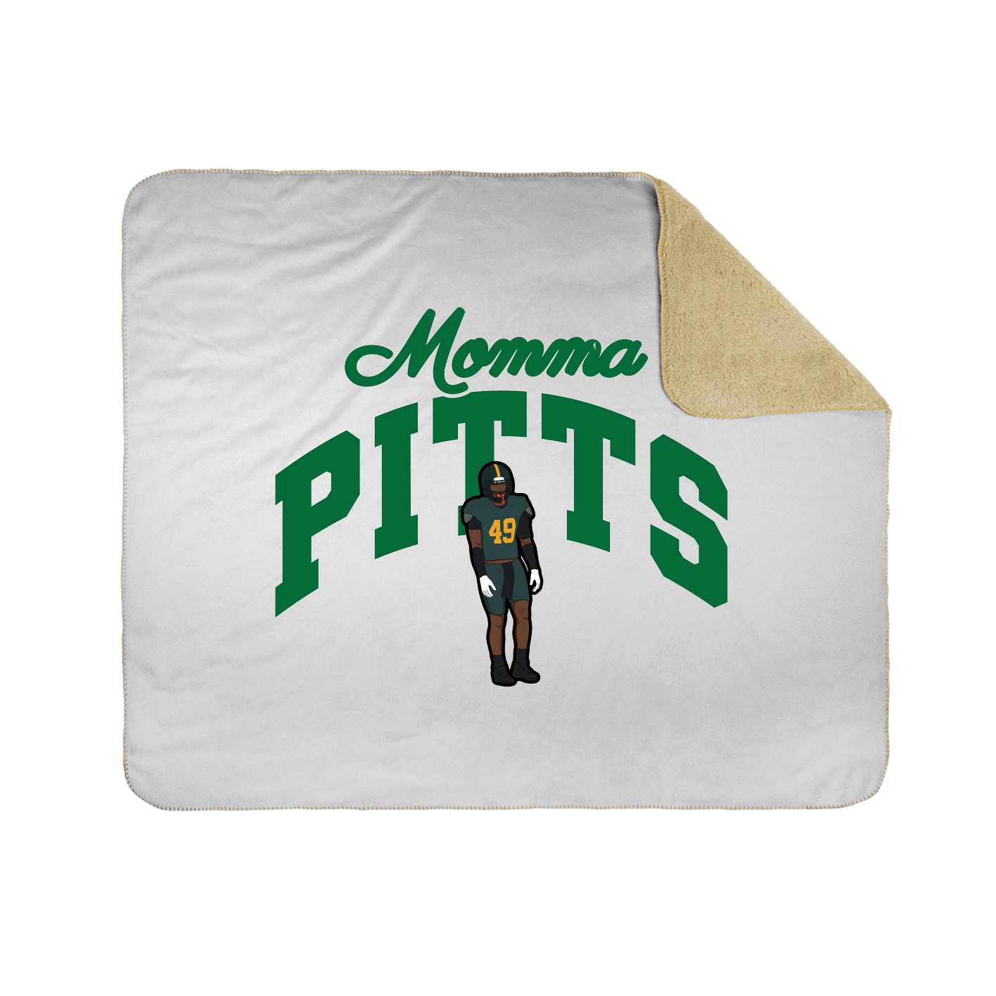 Throw Blanket — Mothers Day Arch in White