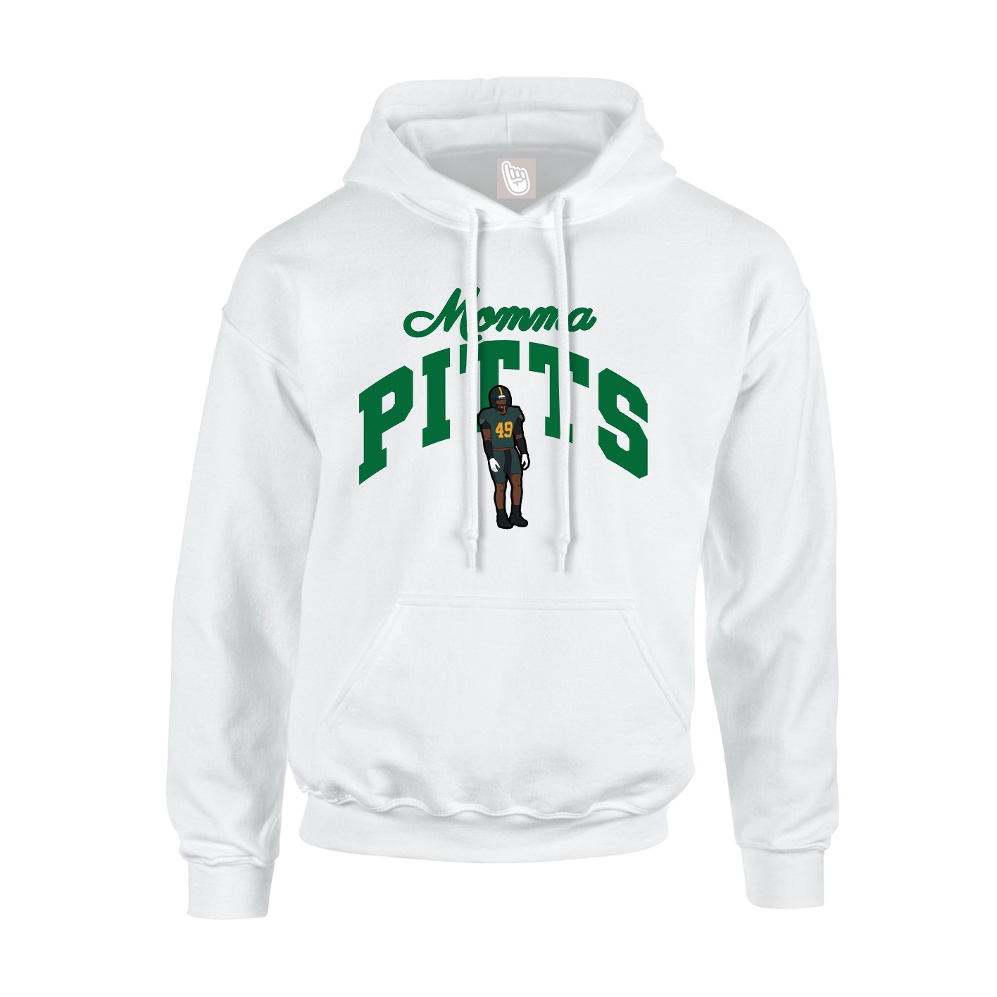 Youth Hoodie — Mothers Day Arch in White