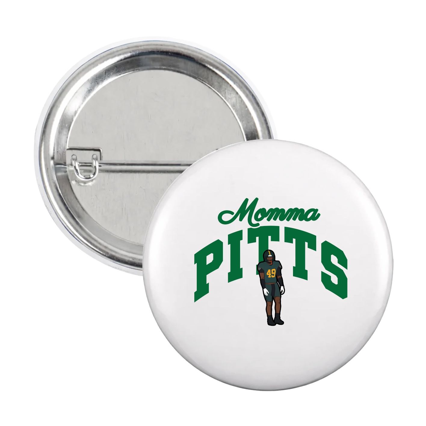 Game Day Button — Mothers Day Arch in White