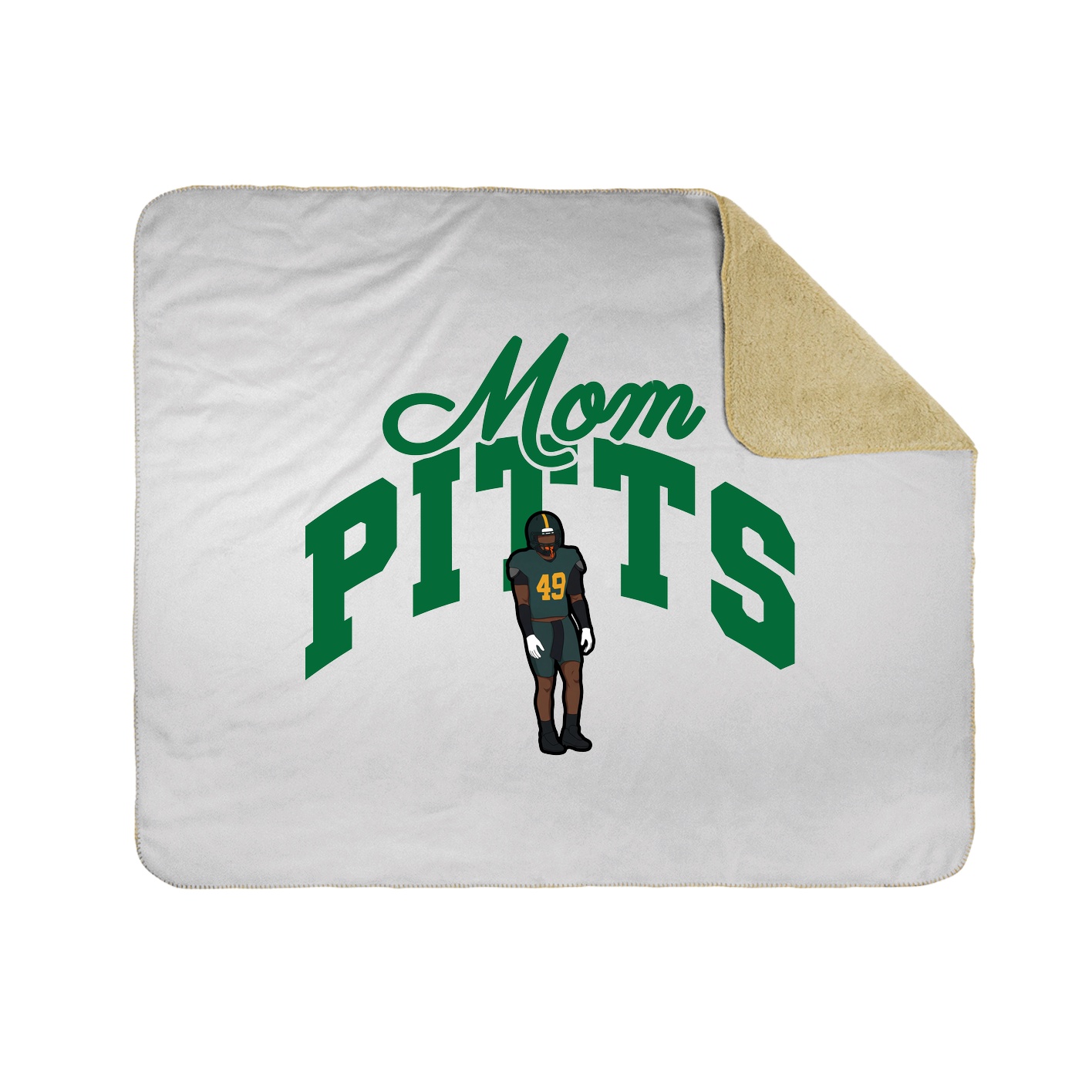 Throw Blanket — Mothers Day Arch in White