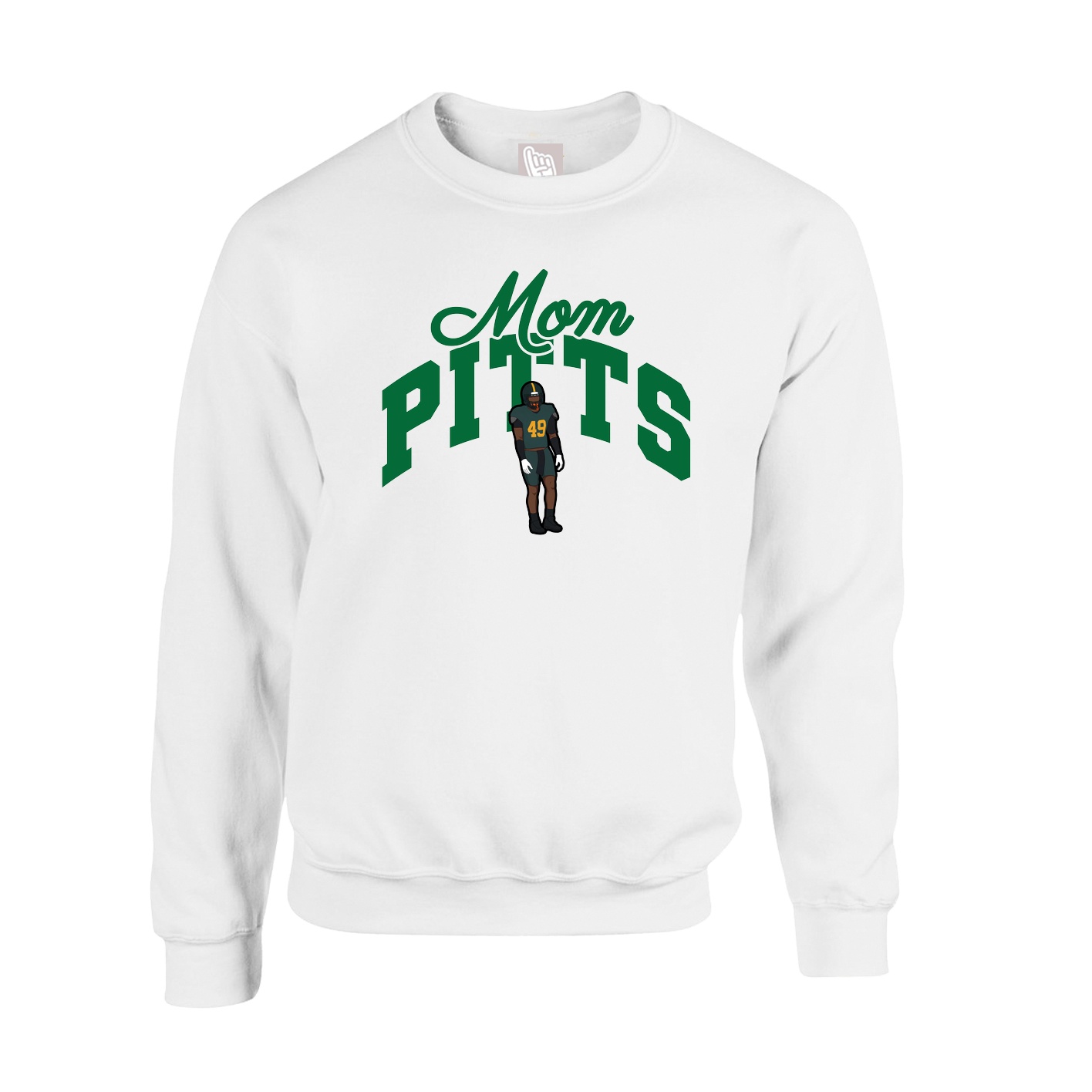 Fleece Crew — Mothers Day Arch in White