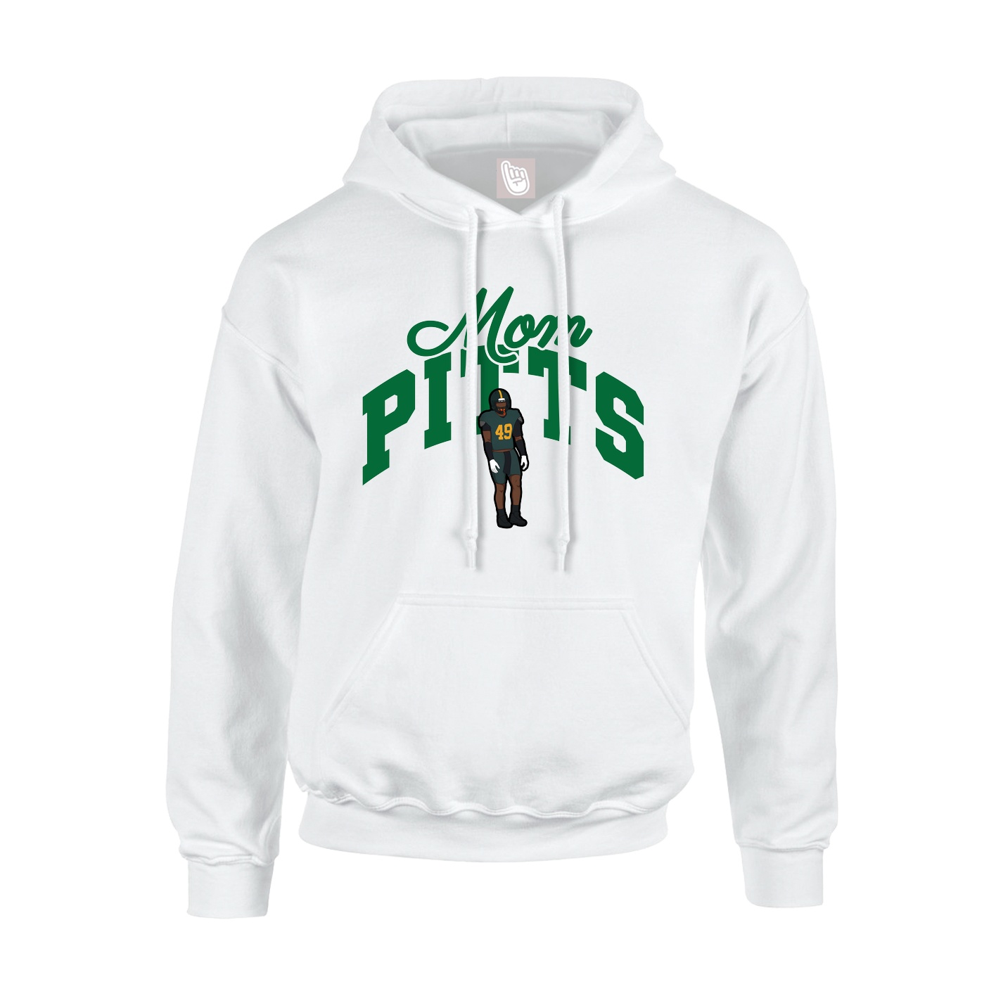 Youth Hoodie — Mothers Day Arch in White