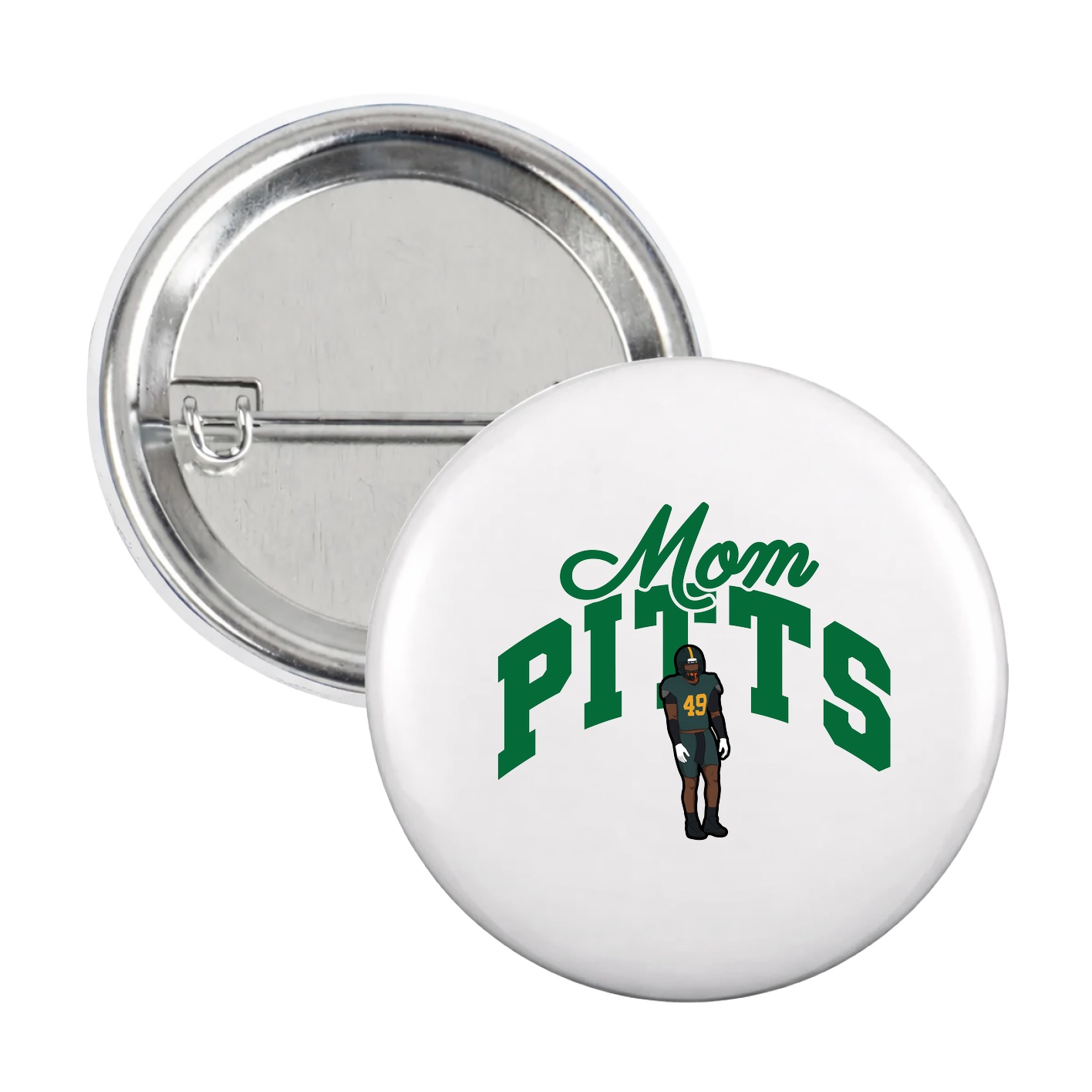 Game Day Button — Mothers Day Arch in White