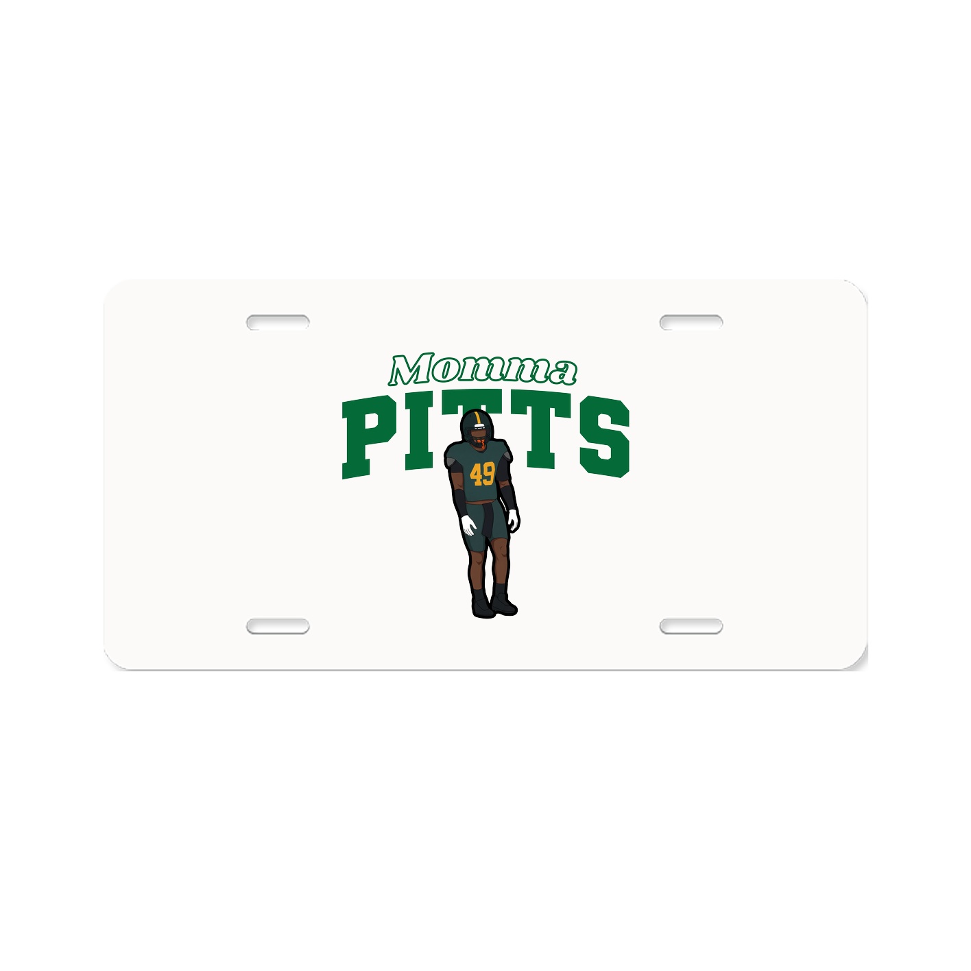 License Plate — Mothers Day Block in Classic