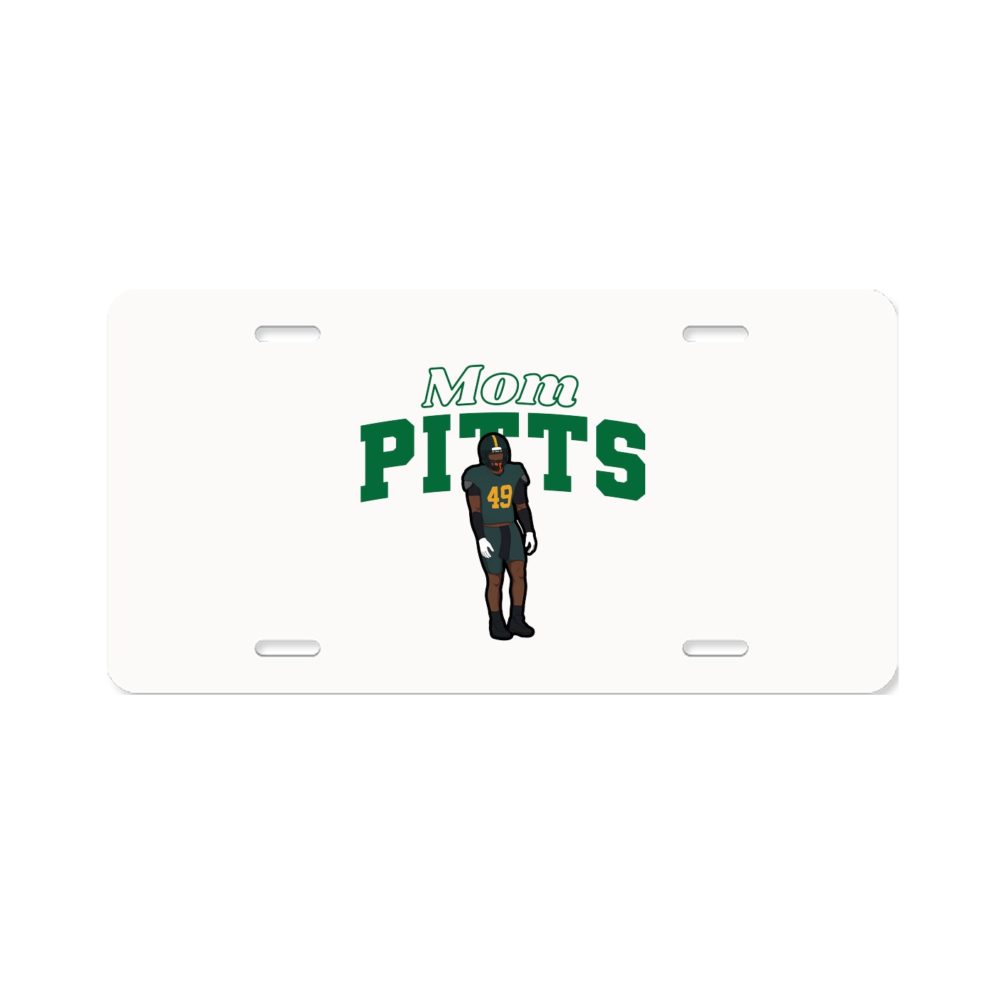 License Plate — Mothers Day Block in Classic