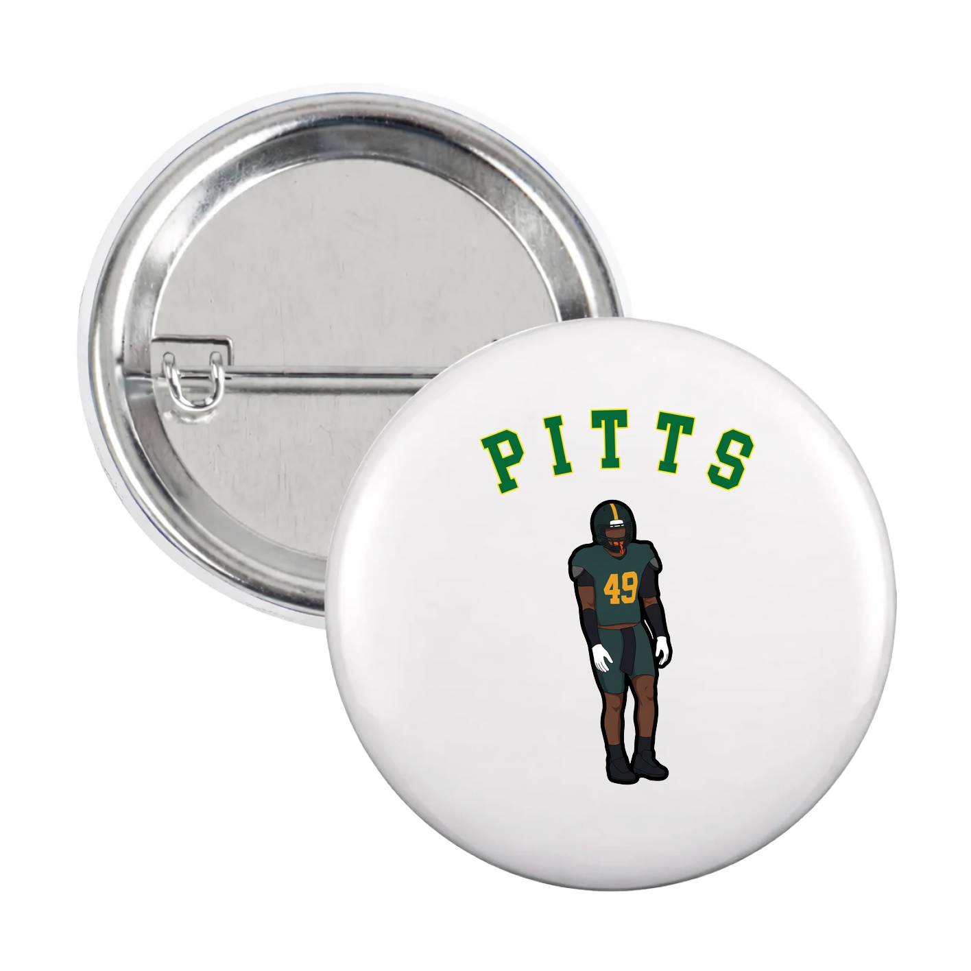Game Day Button — Shirsey Arch in White