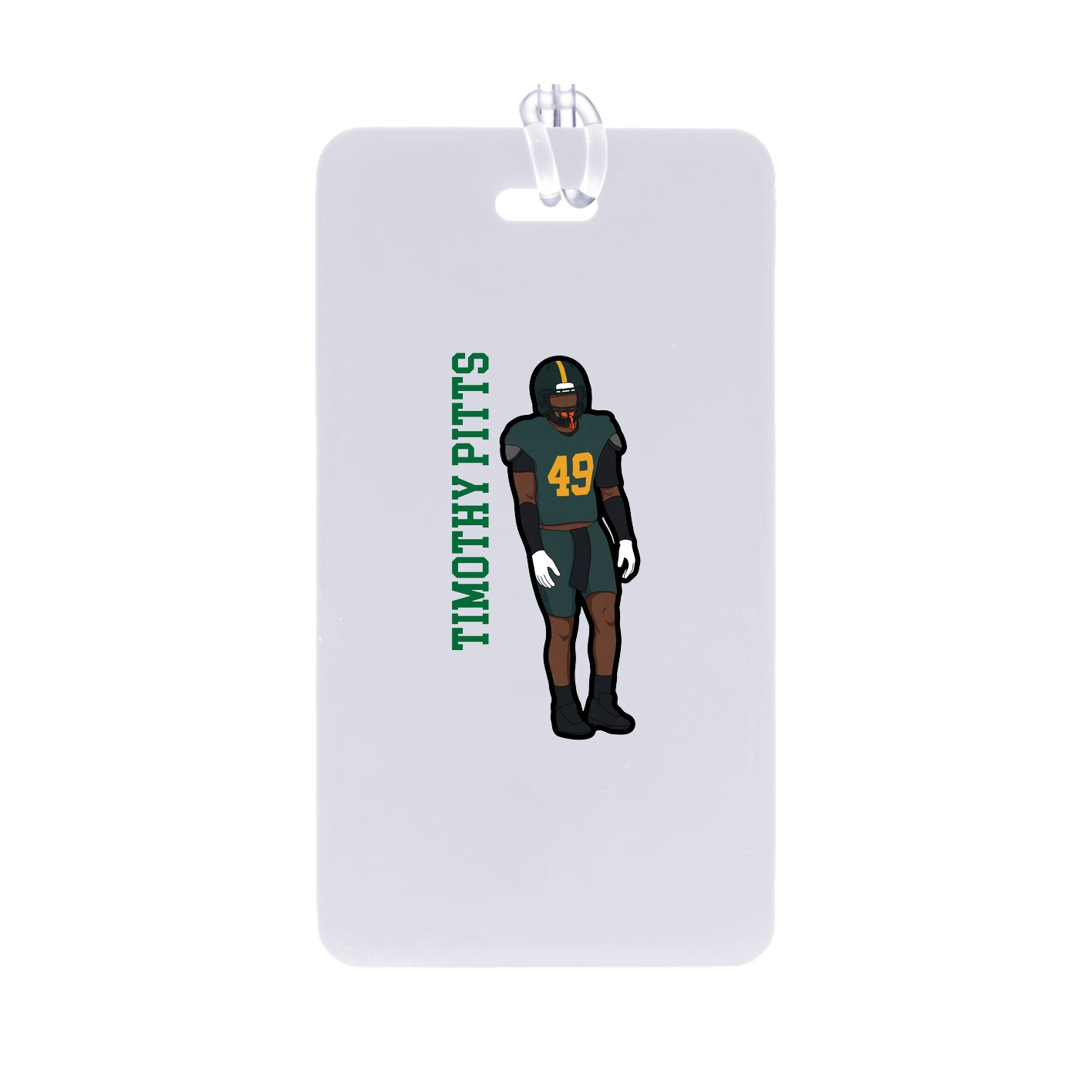 Bag Tag — Name Vertical in Classic