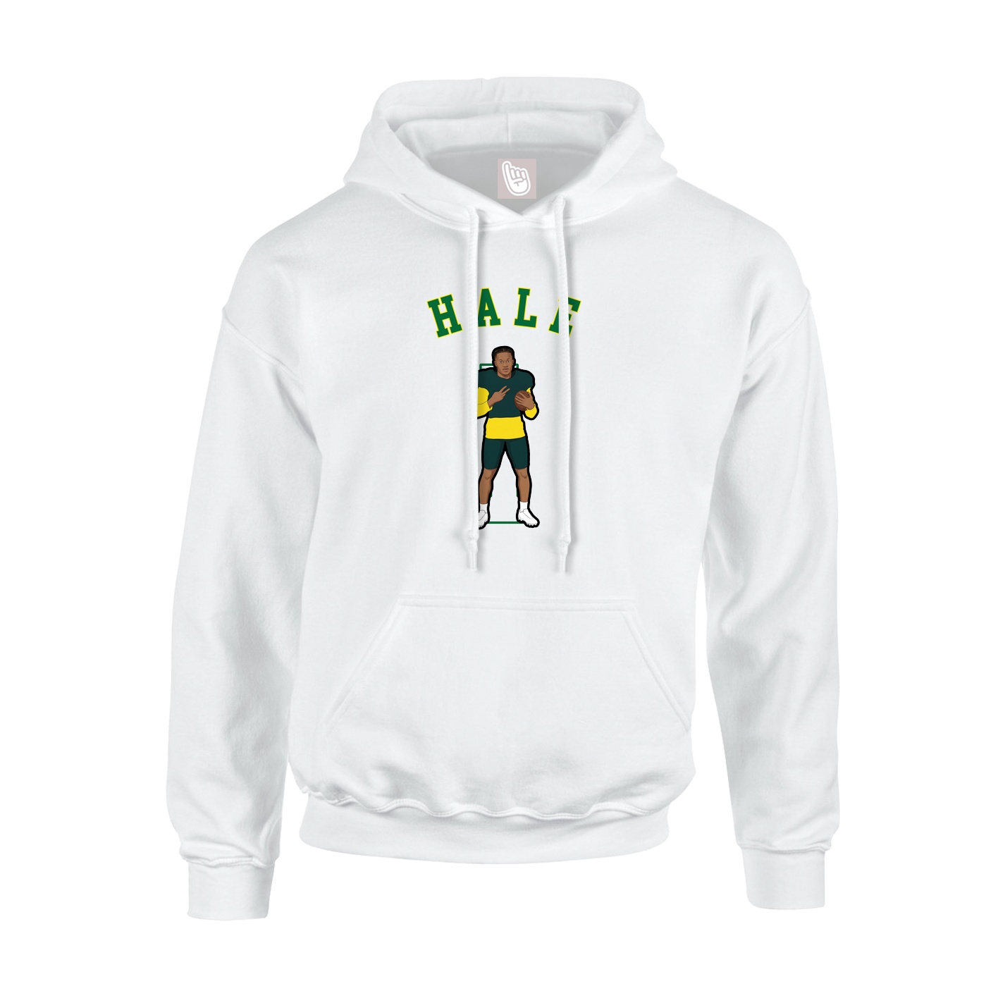 Youth Hoodie — Shirsey Arch in White