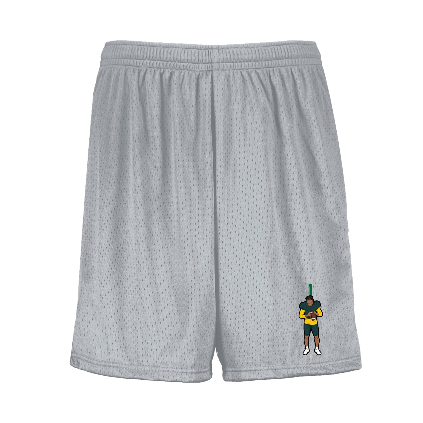 Shorts — Number Top in Silver