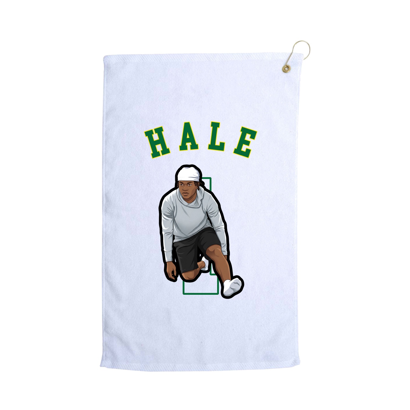 Golf Towel — Shirsey Arch in White