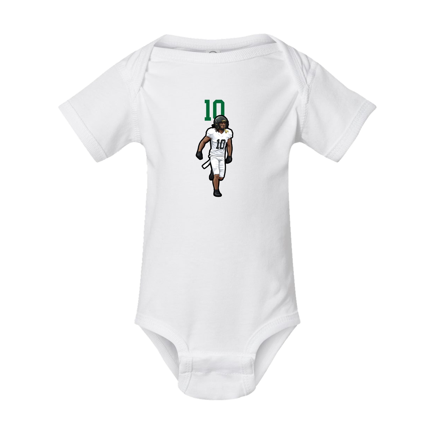 Baby Onesie — Number Top in White