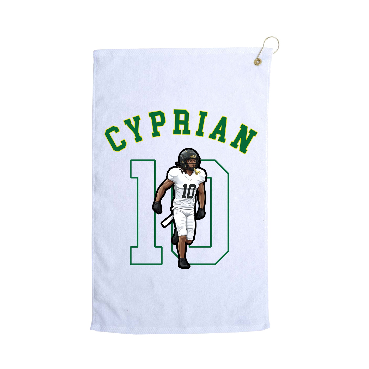 Golf Towel — Shirsey Arch in White