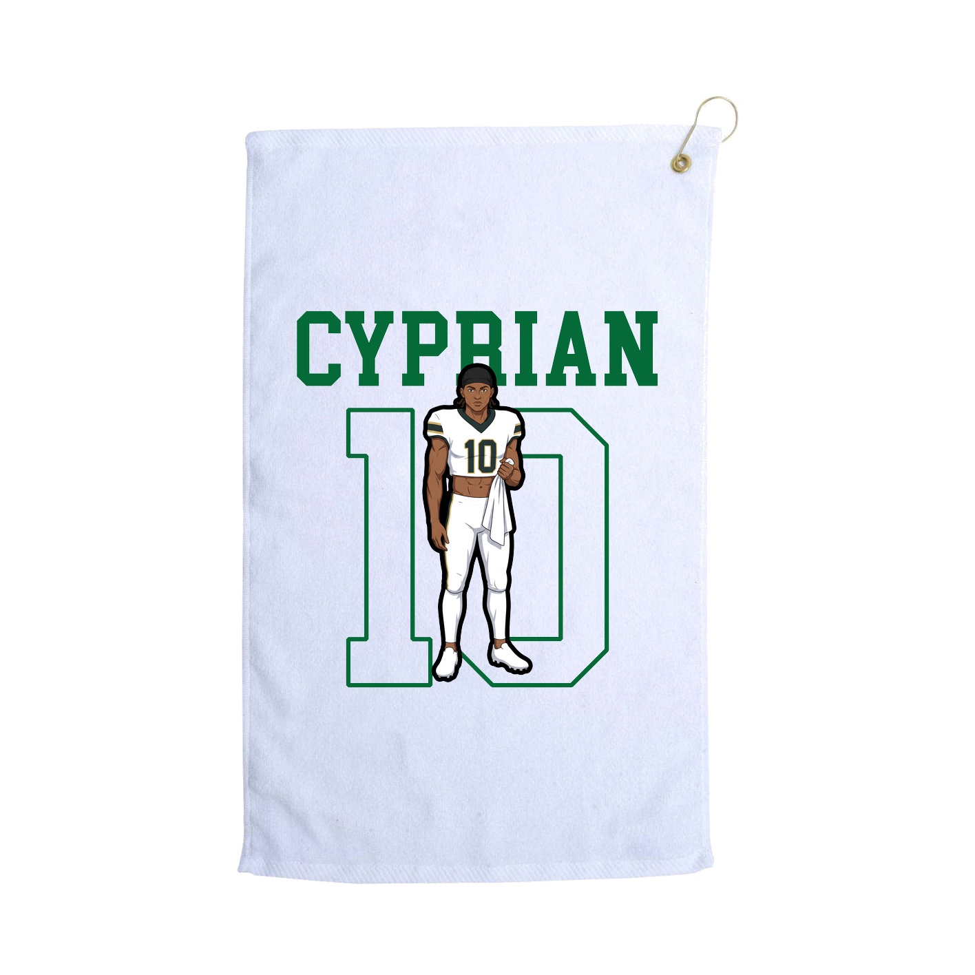 Golf Towel — Shirsey in White