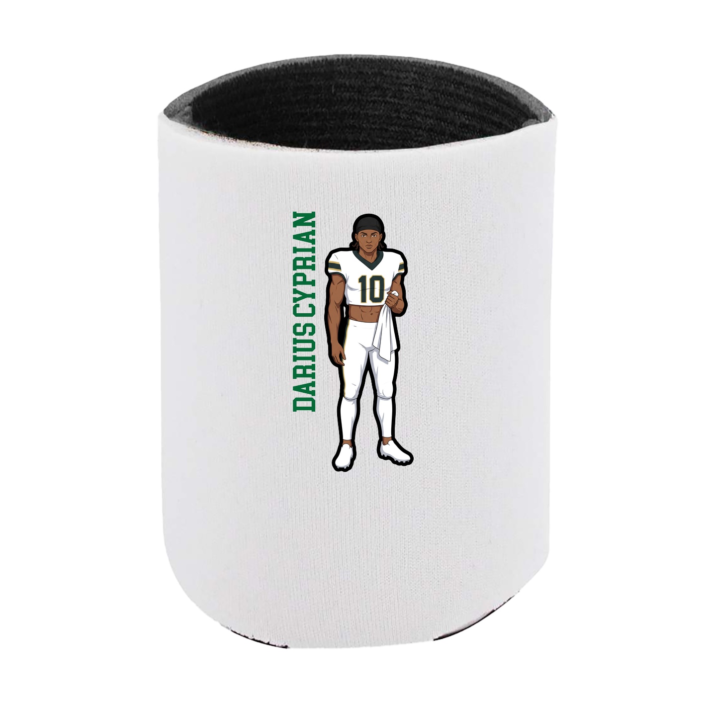 Can Holder — Name Vertical in White