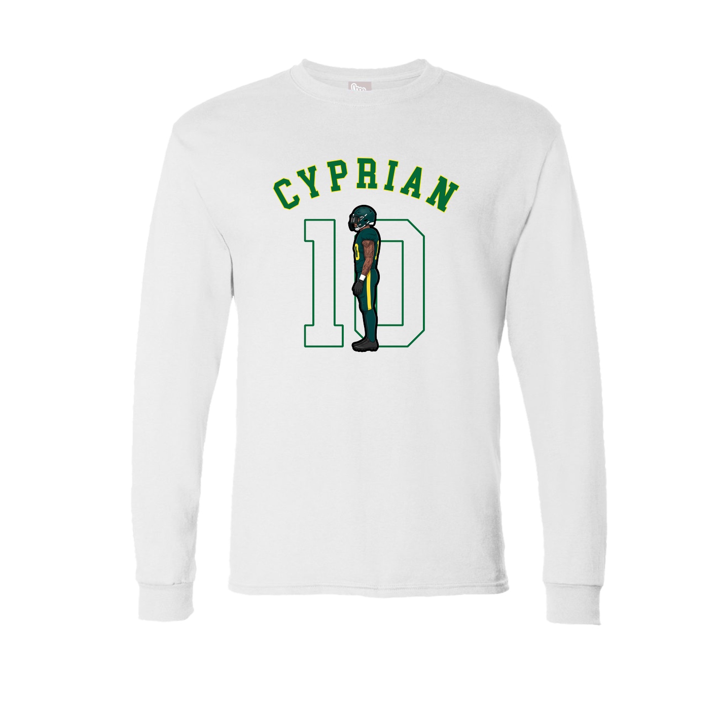 Long Sleeve Tee — Shirsey Arch in White