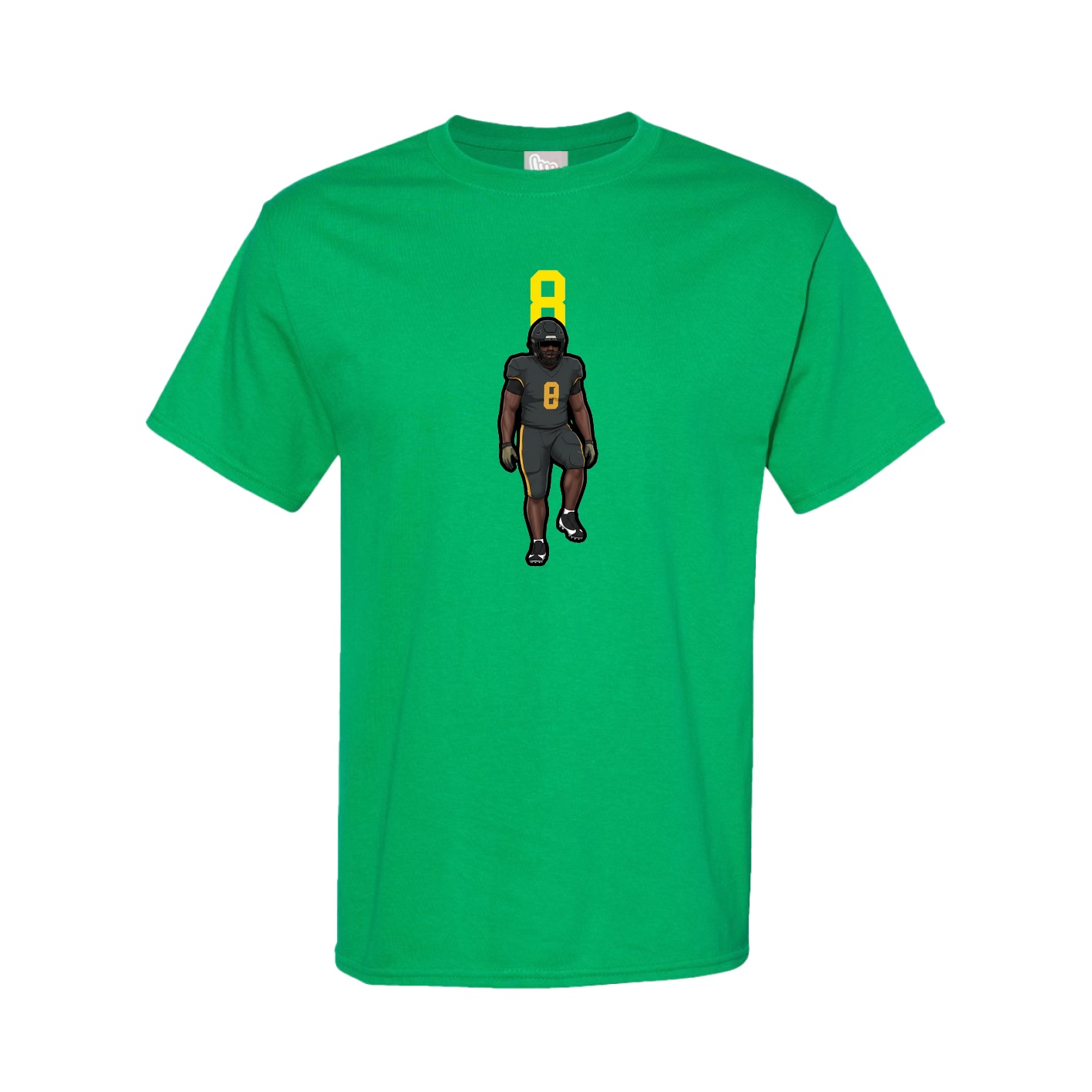 Tee — Number Top in Green