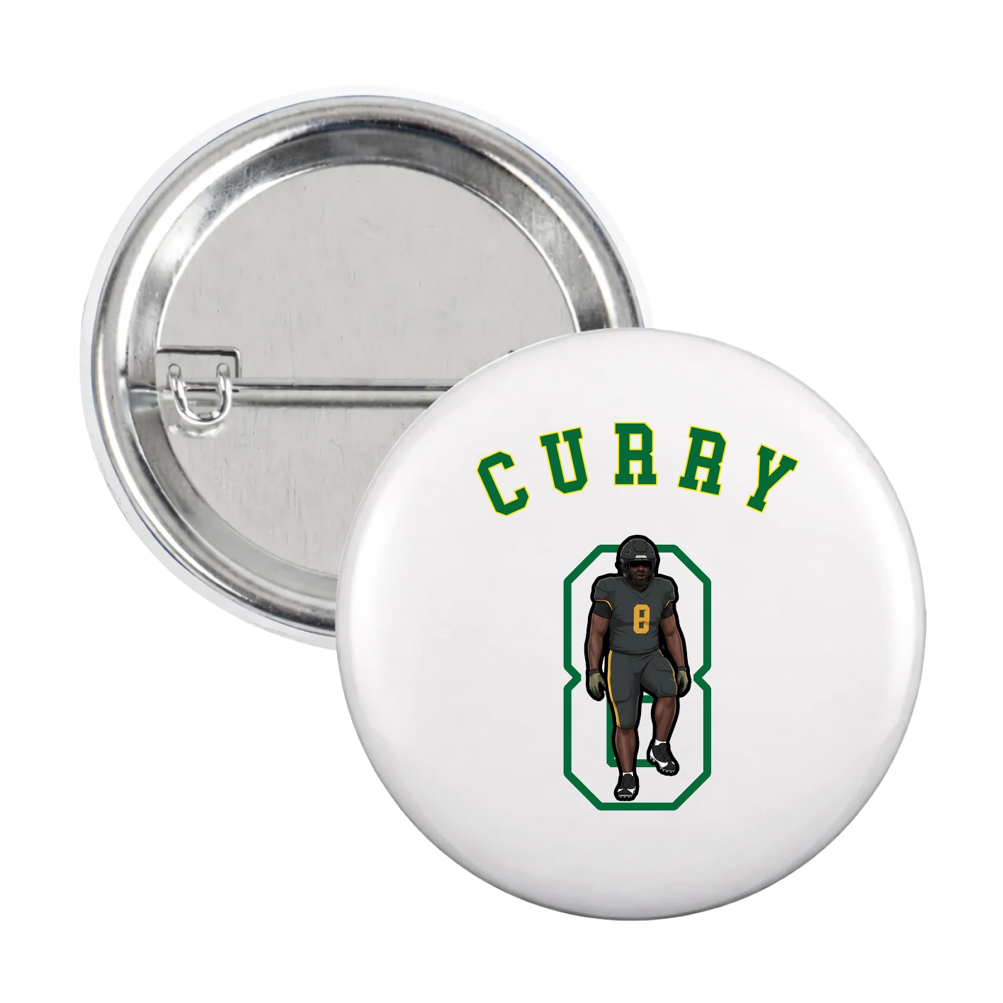Game Day Button — Shirsey Arch in White