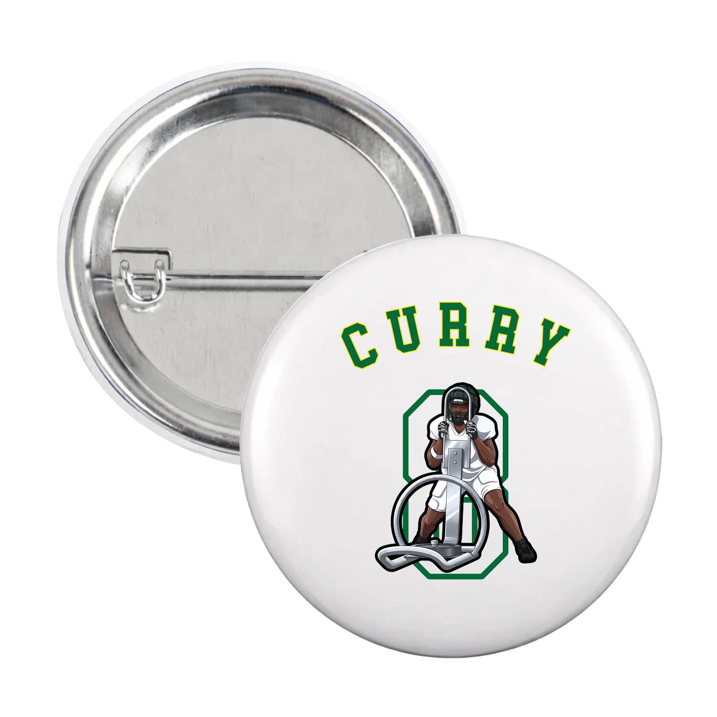 Game Day Button — Shirsey Arch in White